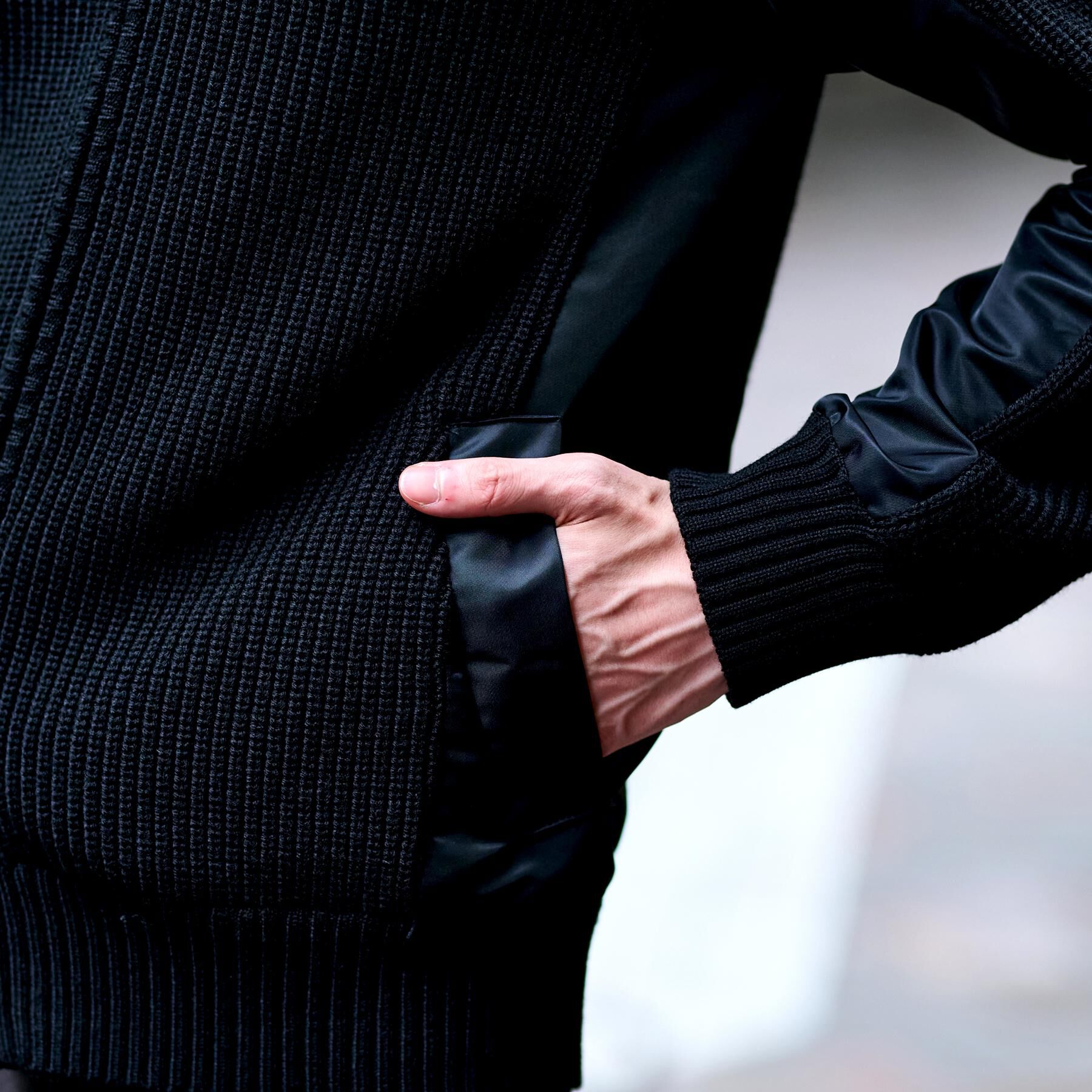 DRESSTERIOR「ミリタリーニットジャケット」|カーディガン|