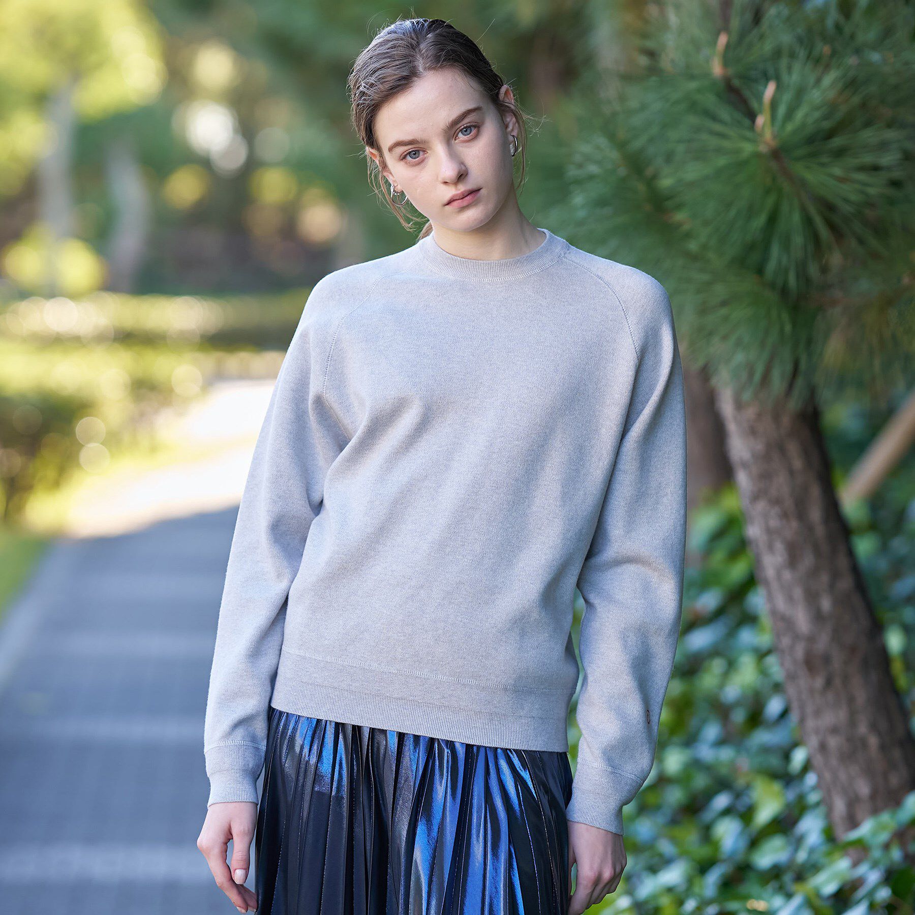 DRESSTERIOR「ウォッシャブルコットンカシミヤニット」|ニット・セーター|