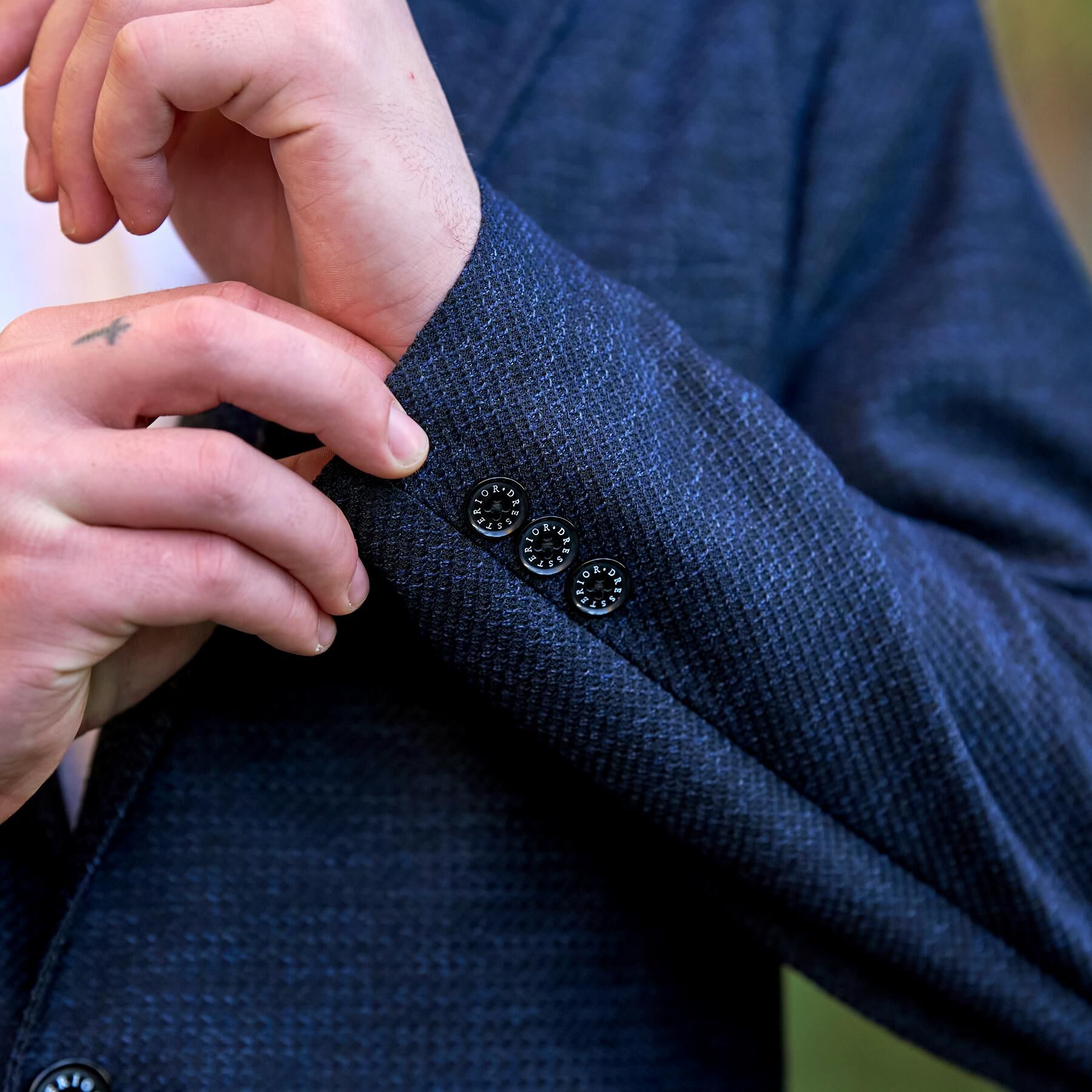 DRESSTERIOR「鹿の子 コンフォータブルジャケット」|テーラードジャケット|