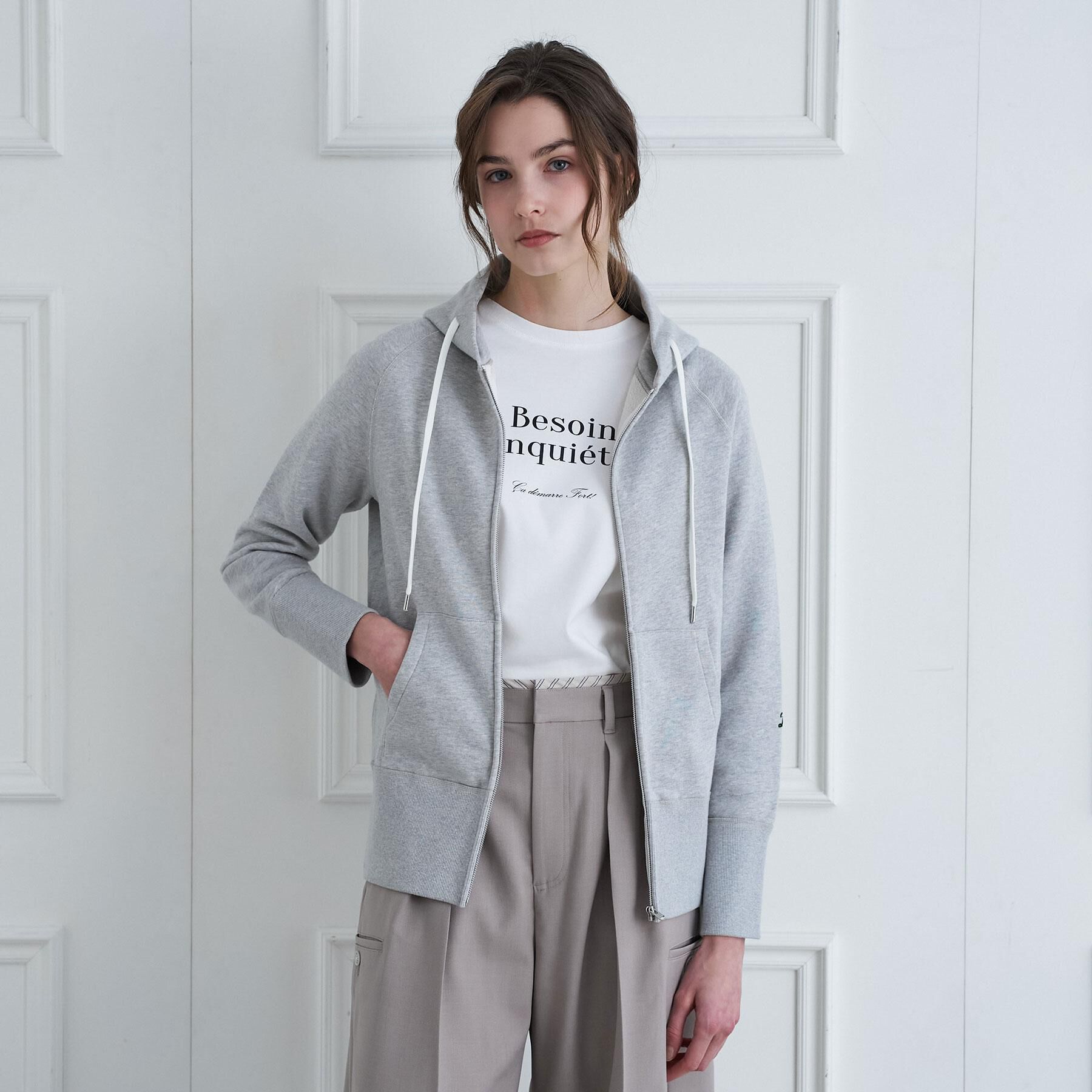 DRESSTERIOR「コットン裏毛フーディー」|パーカー|