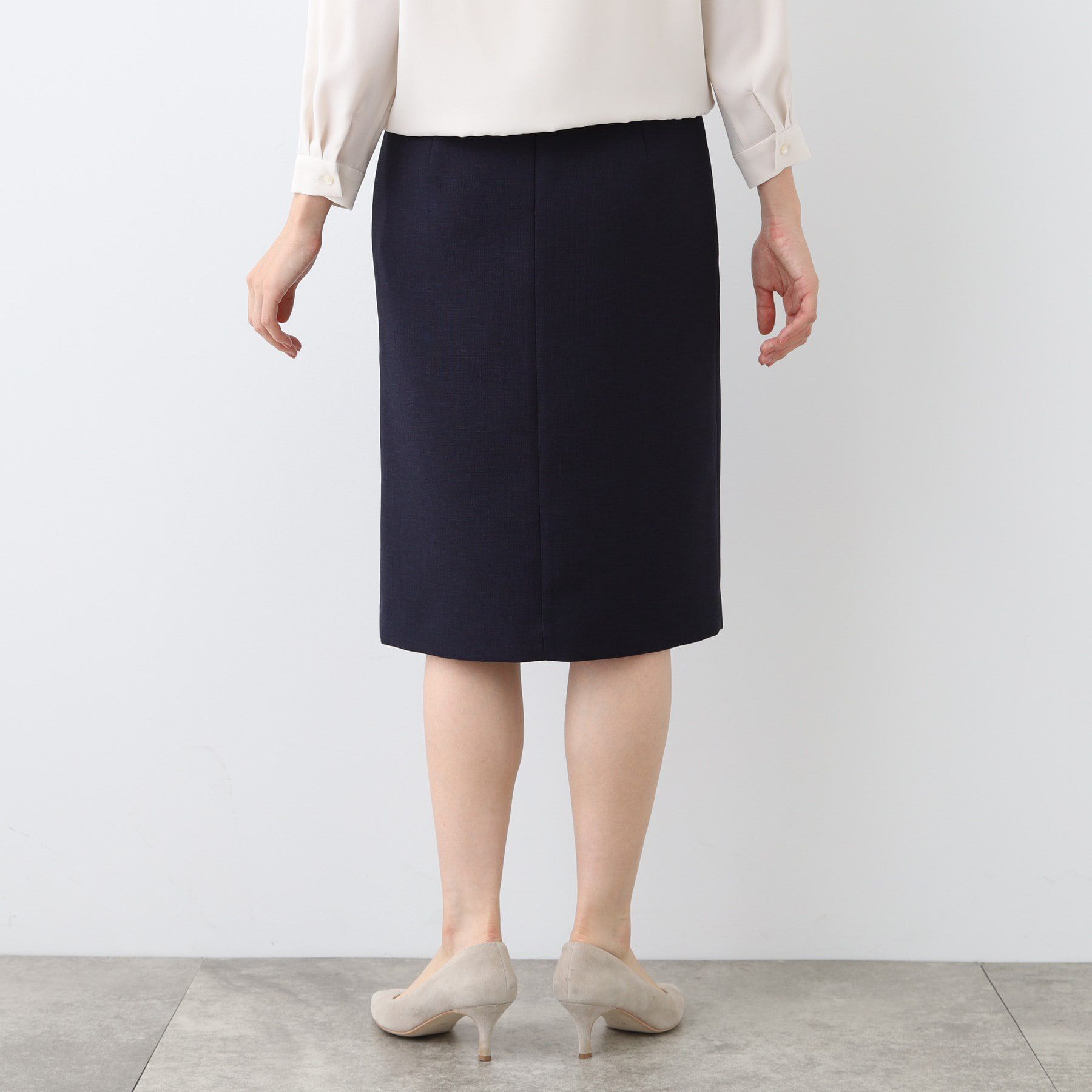 INDIVI「【洗える／スーツ】ストレートラインスカート」|スーツ|