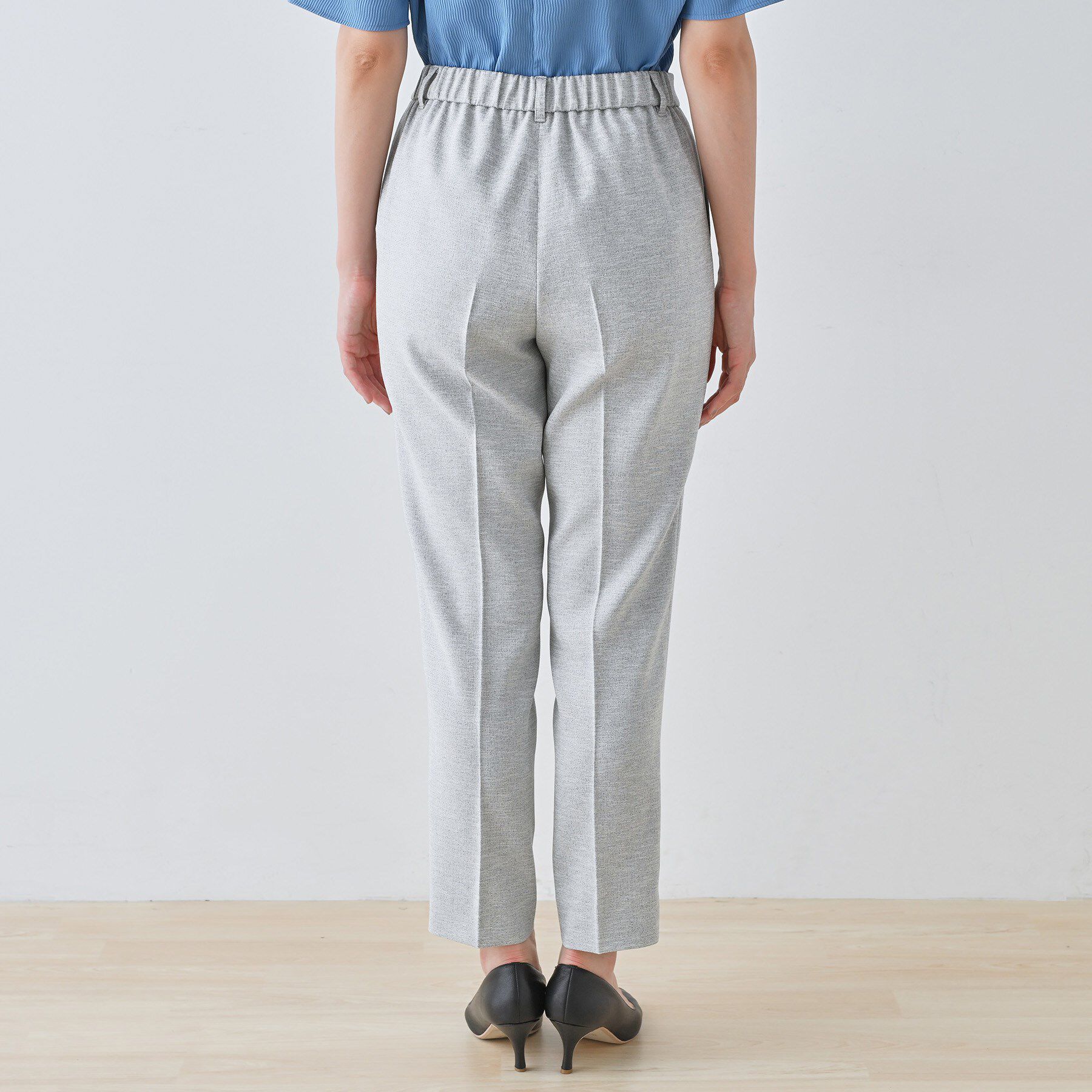 INDIVI「【通勤スーツ】ドライタッチテーパードパンツ」|スーツ|