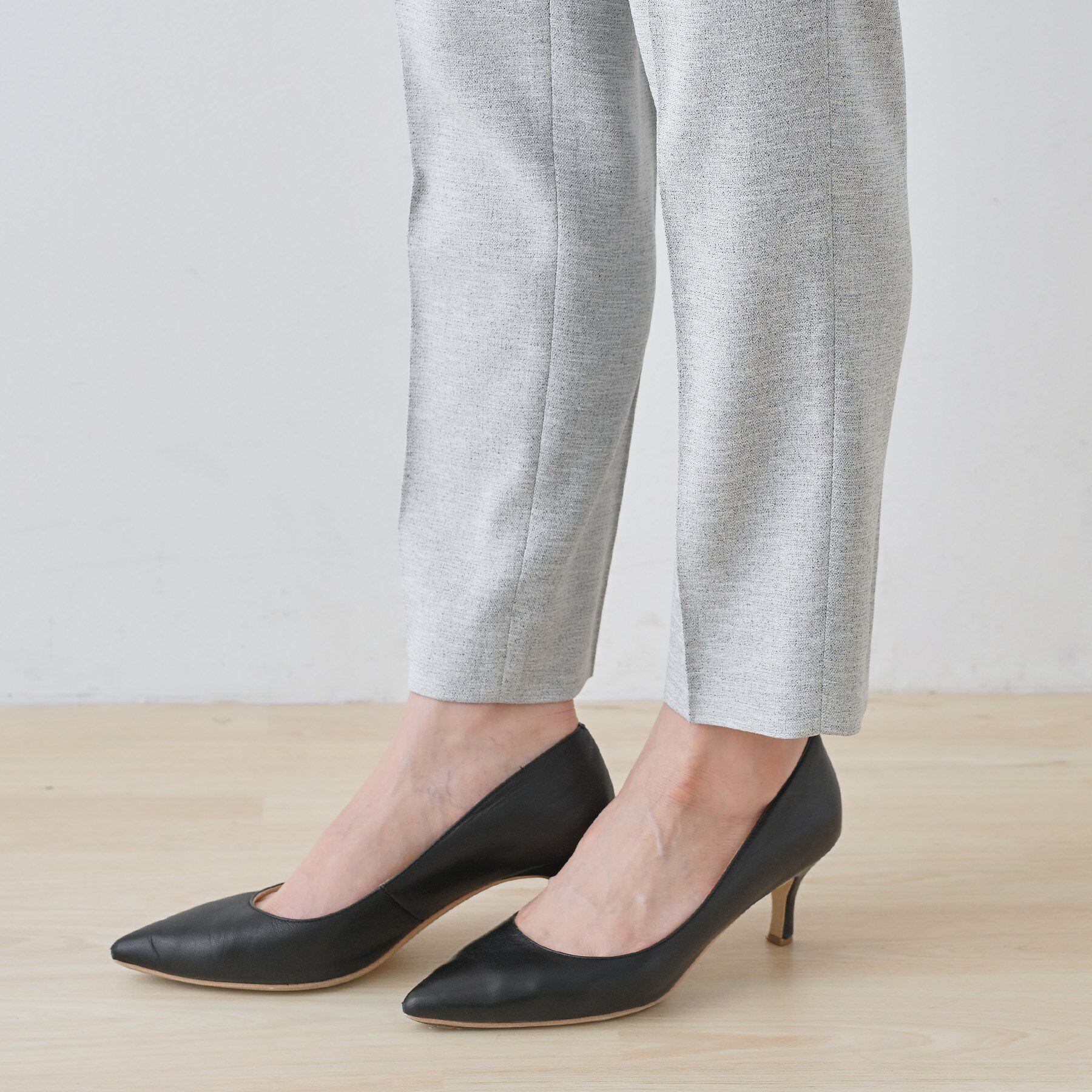 INDIVI「【通勤スーツ】ドライタッチテーパードパンツ」|スーツ|