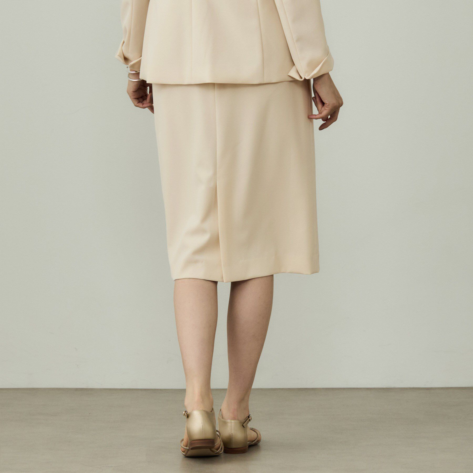 INDIVI「【洗える／UVケア】ストレッチ ストレートスカート」|スカート|