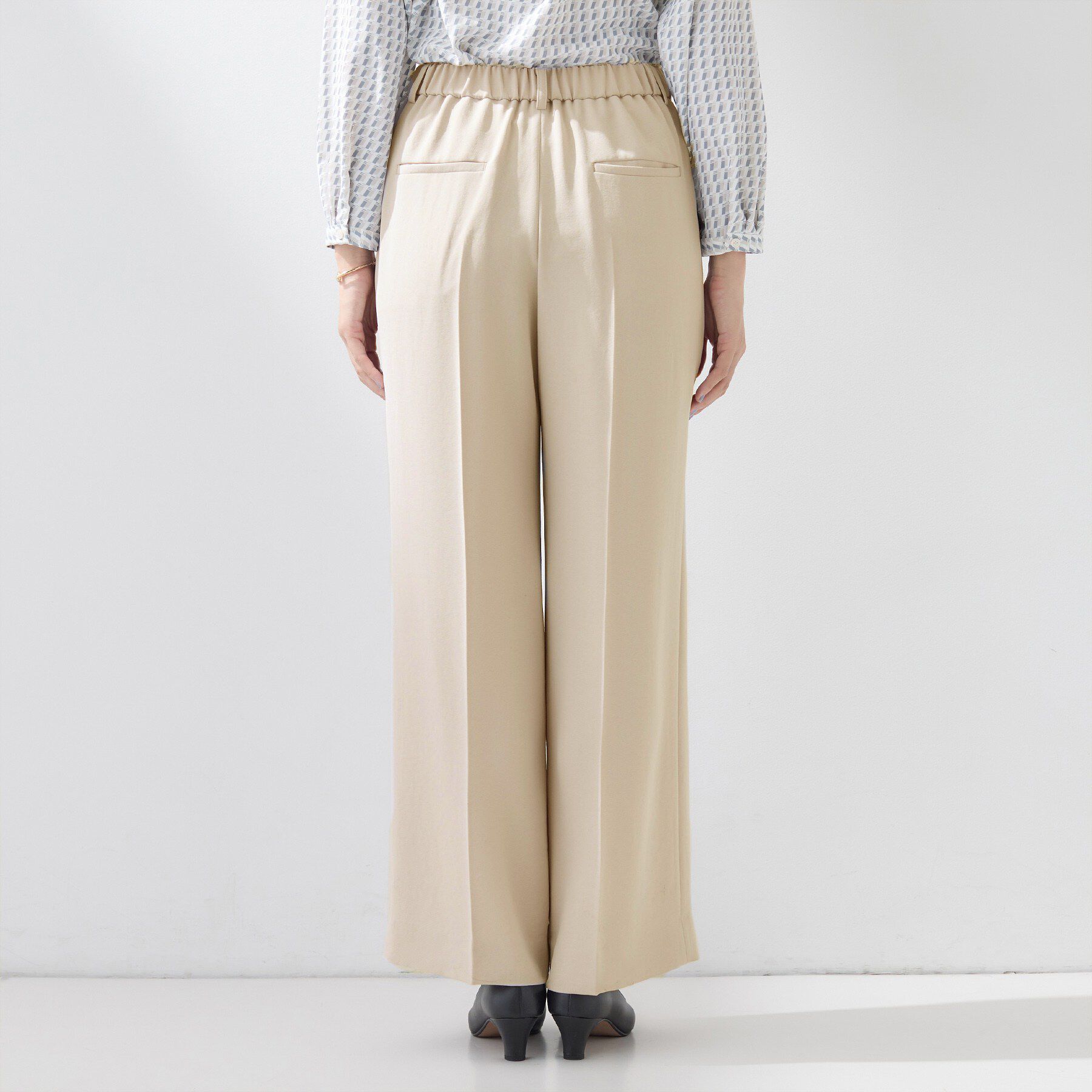 INDIVI「【洗える／UVケア／SETUP可】着る日傘ワイドパンツ」|その他|