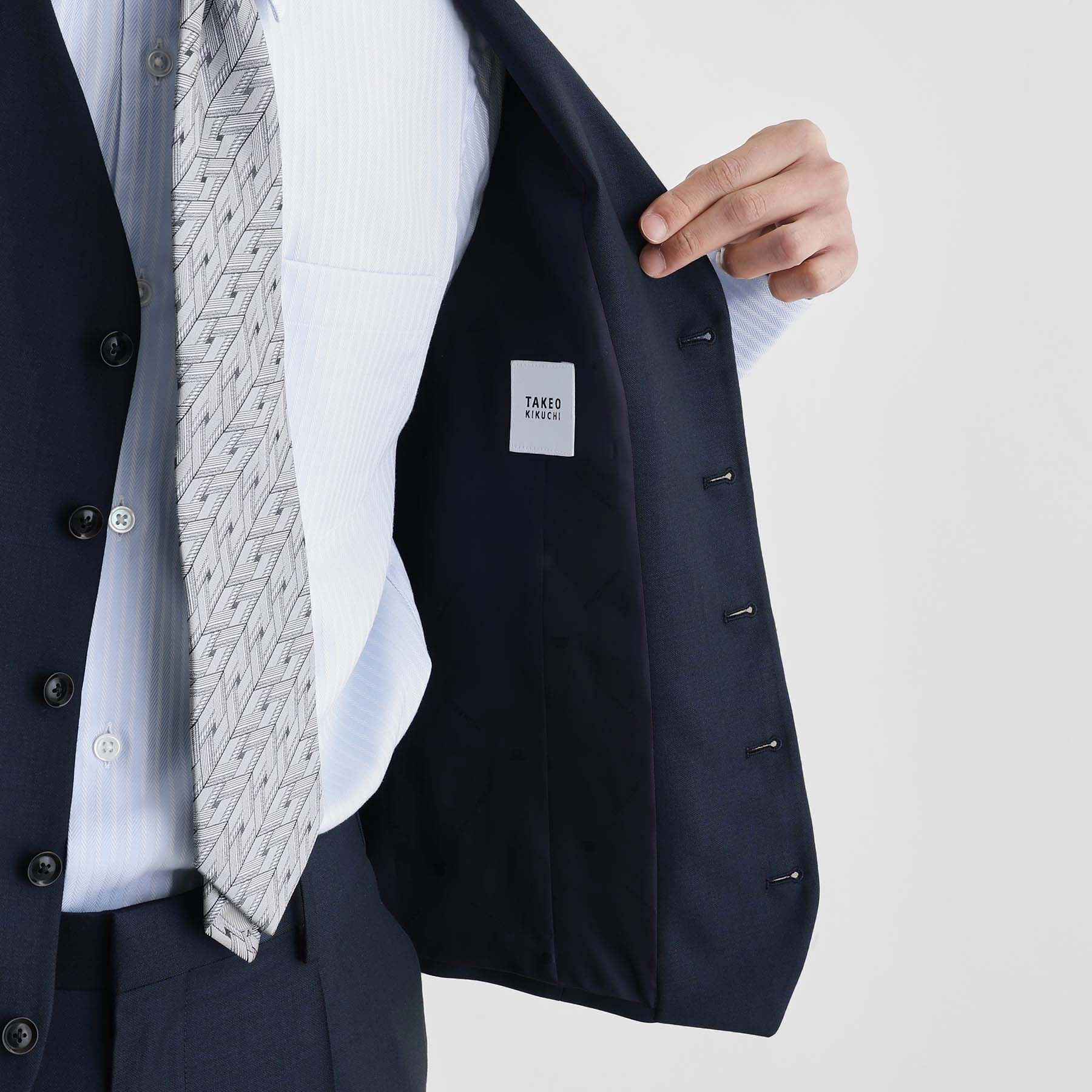 TAKEO KIKUCHI「ドーメル サージ ベスト」|スーツ|
