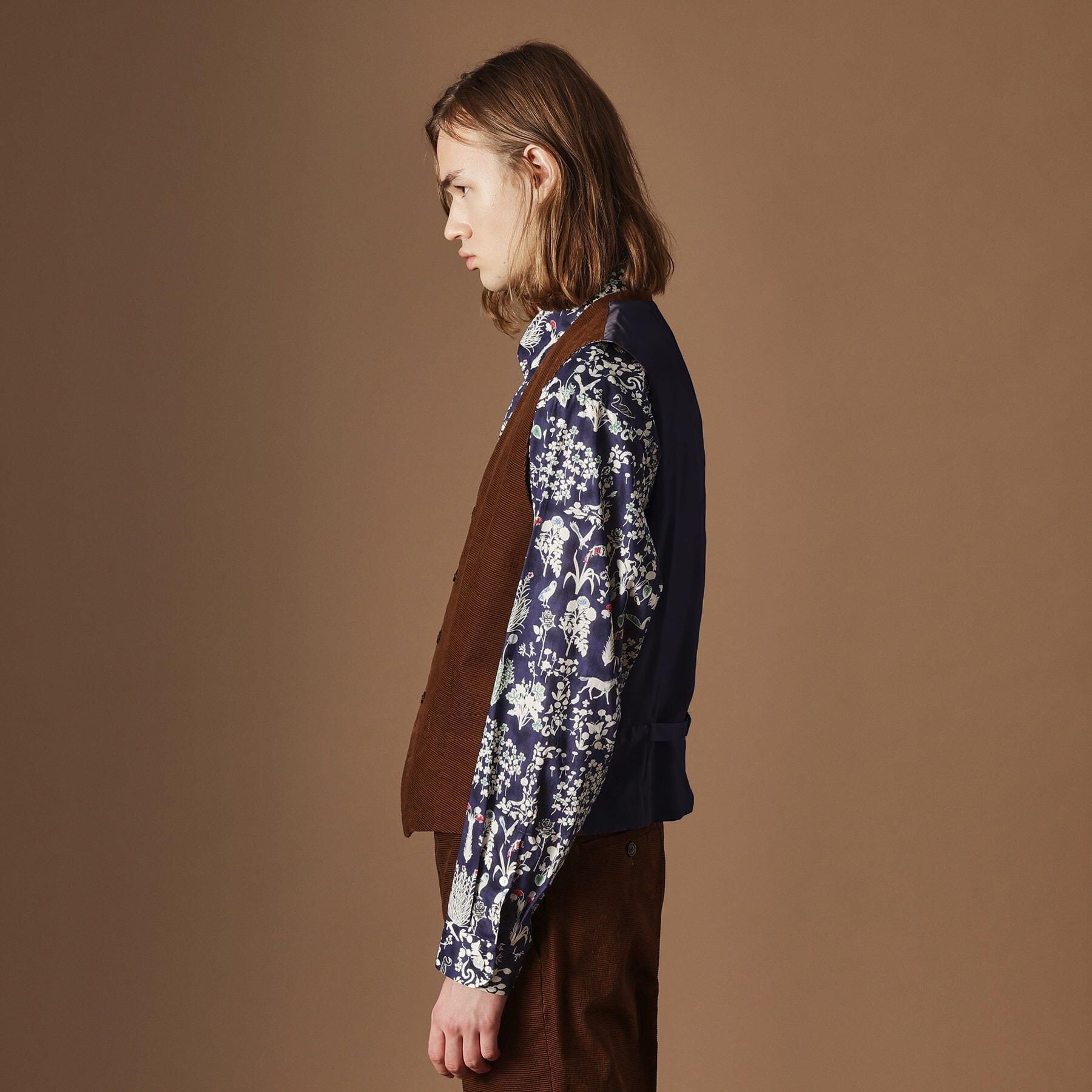 40CARATS&525「【Sサイズ～】ドビーキャラメルコールベスト」|スーツ|