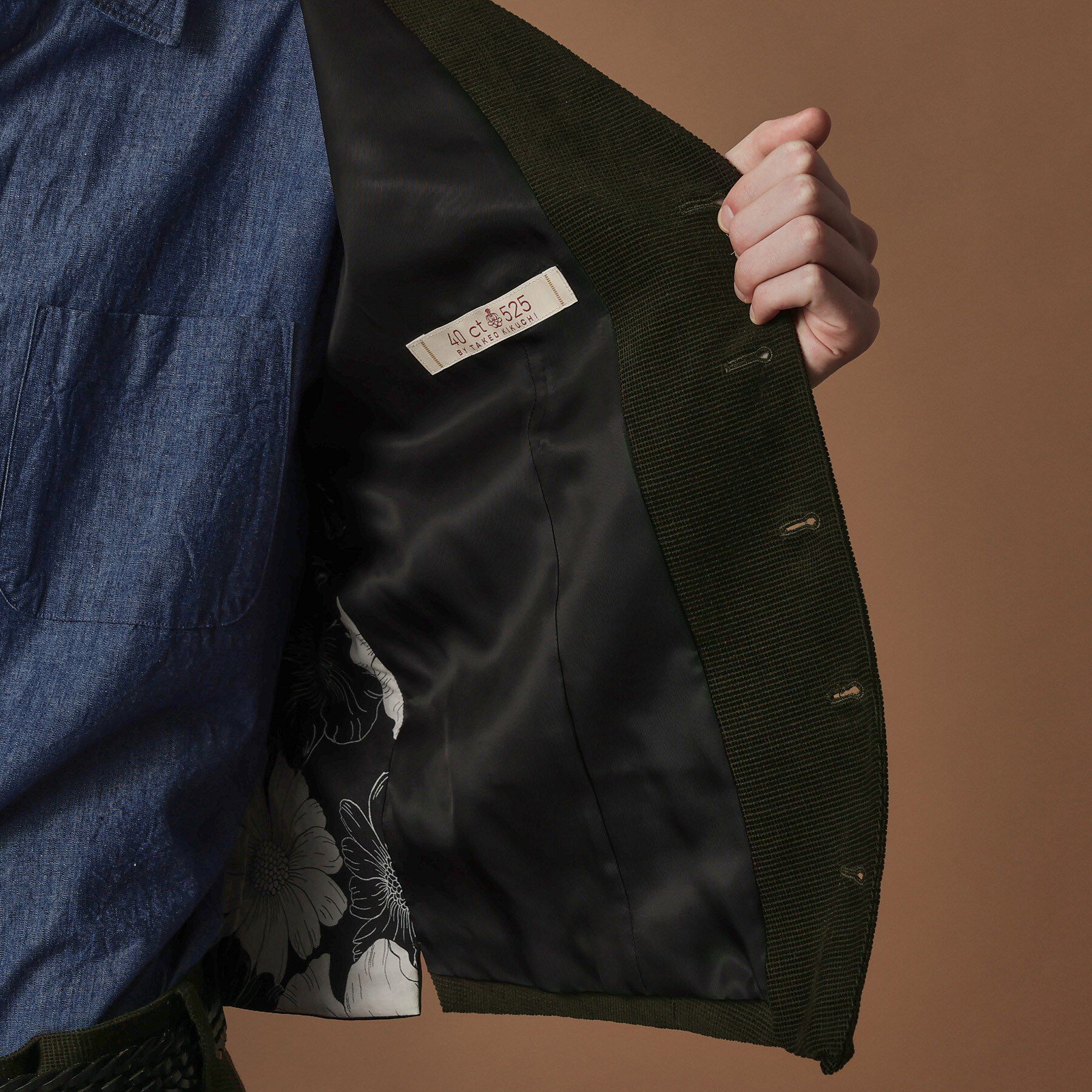 40CARATS&525「【Sサイズ～】ドビーキャラメルコールベスト」|スーツ|