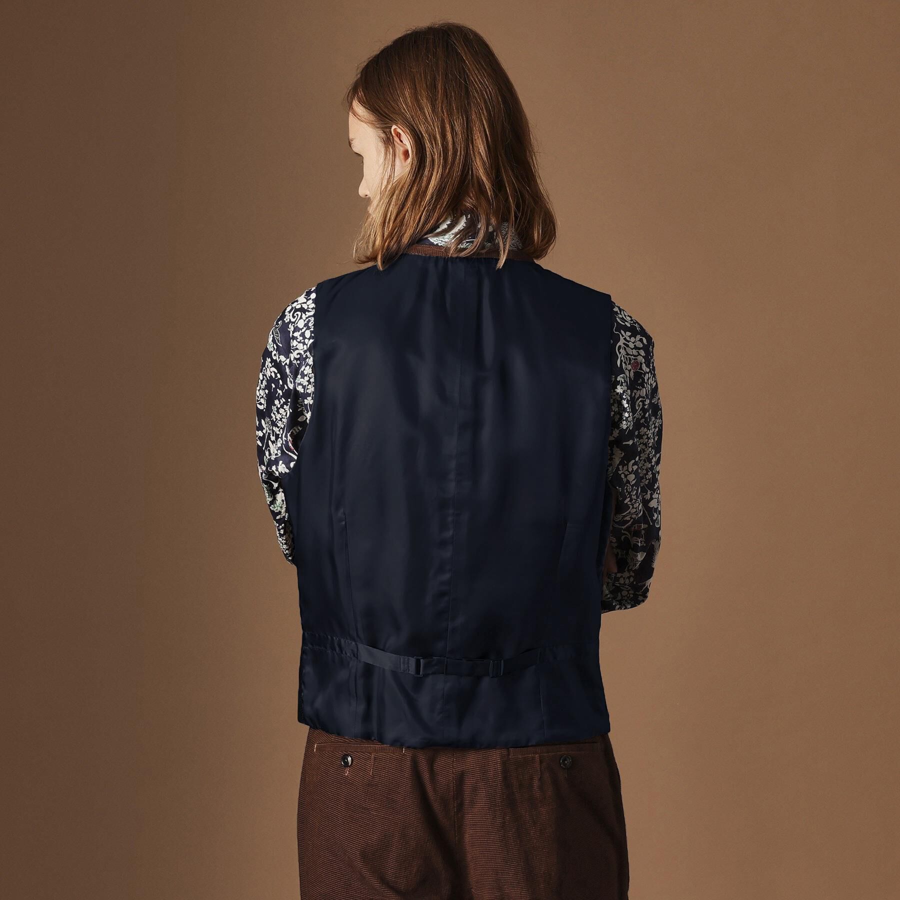 40CARATS&525「【Sサイズ～】ドビーキャラメルコールベスト」|スーツ|