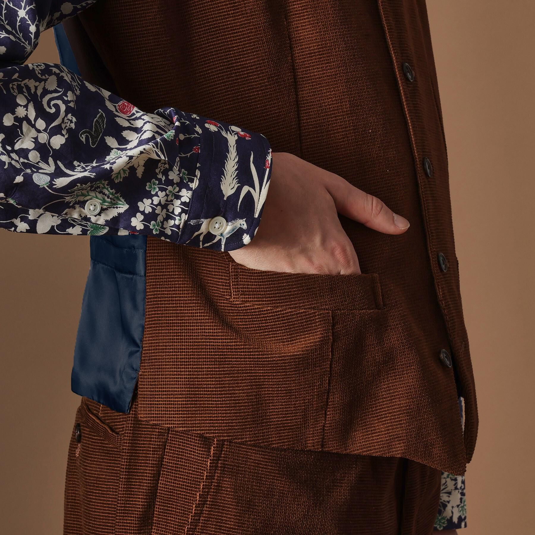 40CARATS&525「【Sサイズ～】ドビーキャラメルコールベスト」|スーツ|