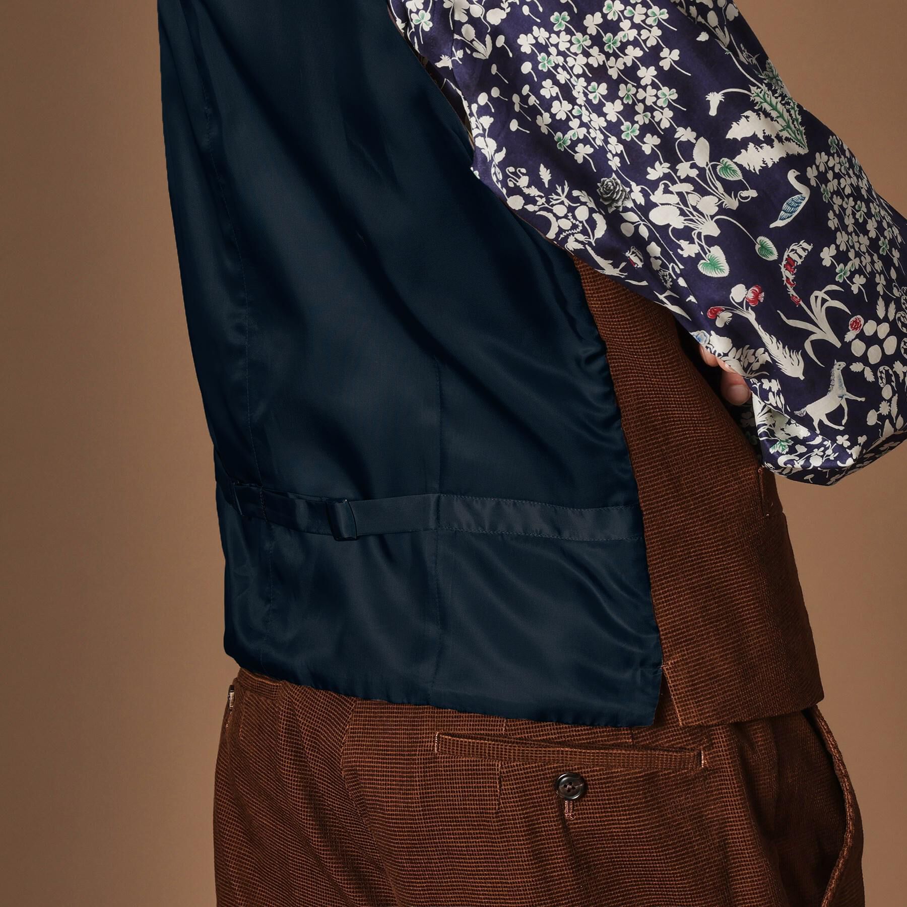 40CARATS&525「【Sサイズ～】ドビーキャラメルコールベスト」|スーツ|