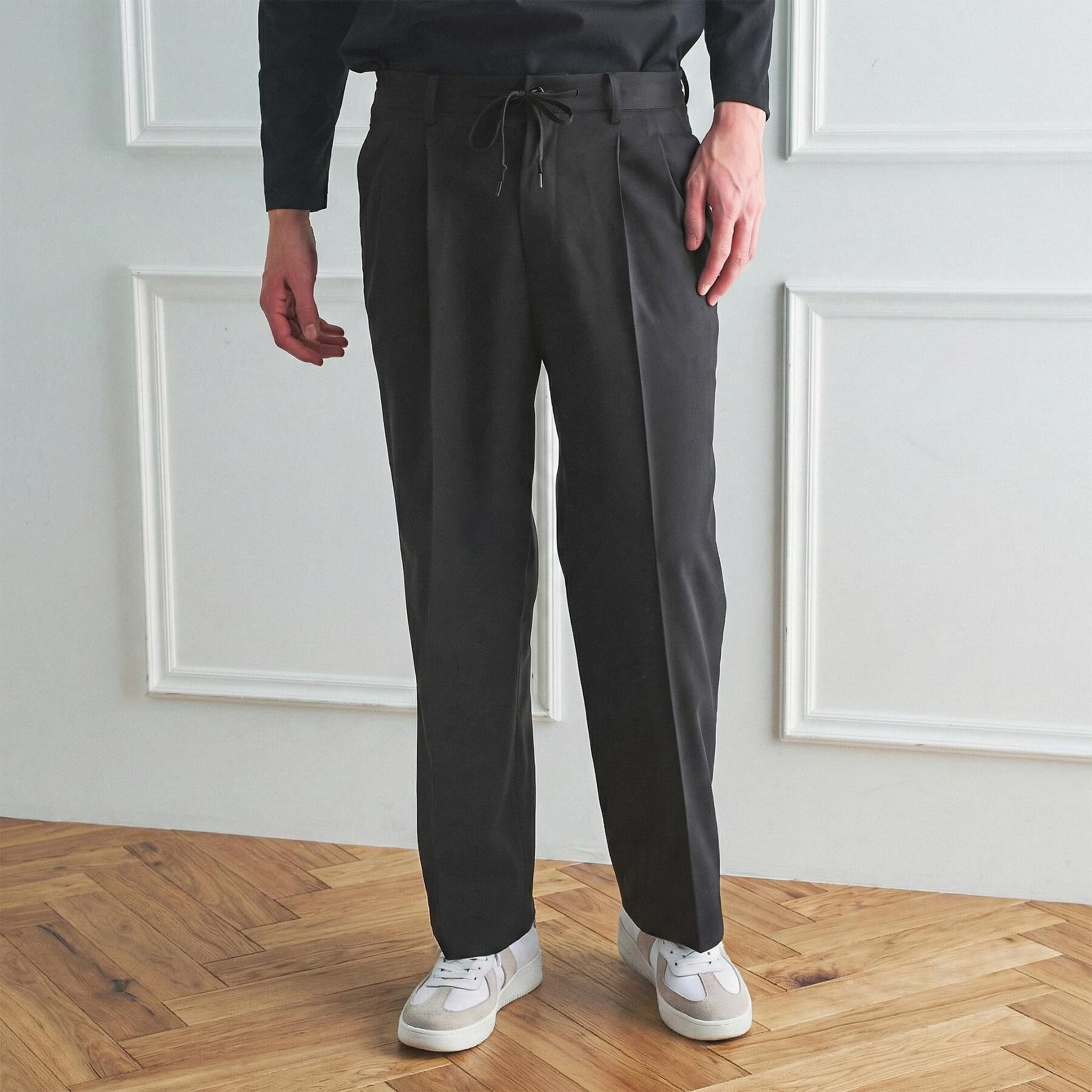 TAKEO KIKUCHI「【BOWLER HAT LABEL】TWギャバジン ワイドイージースラックス」|その他|