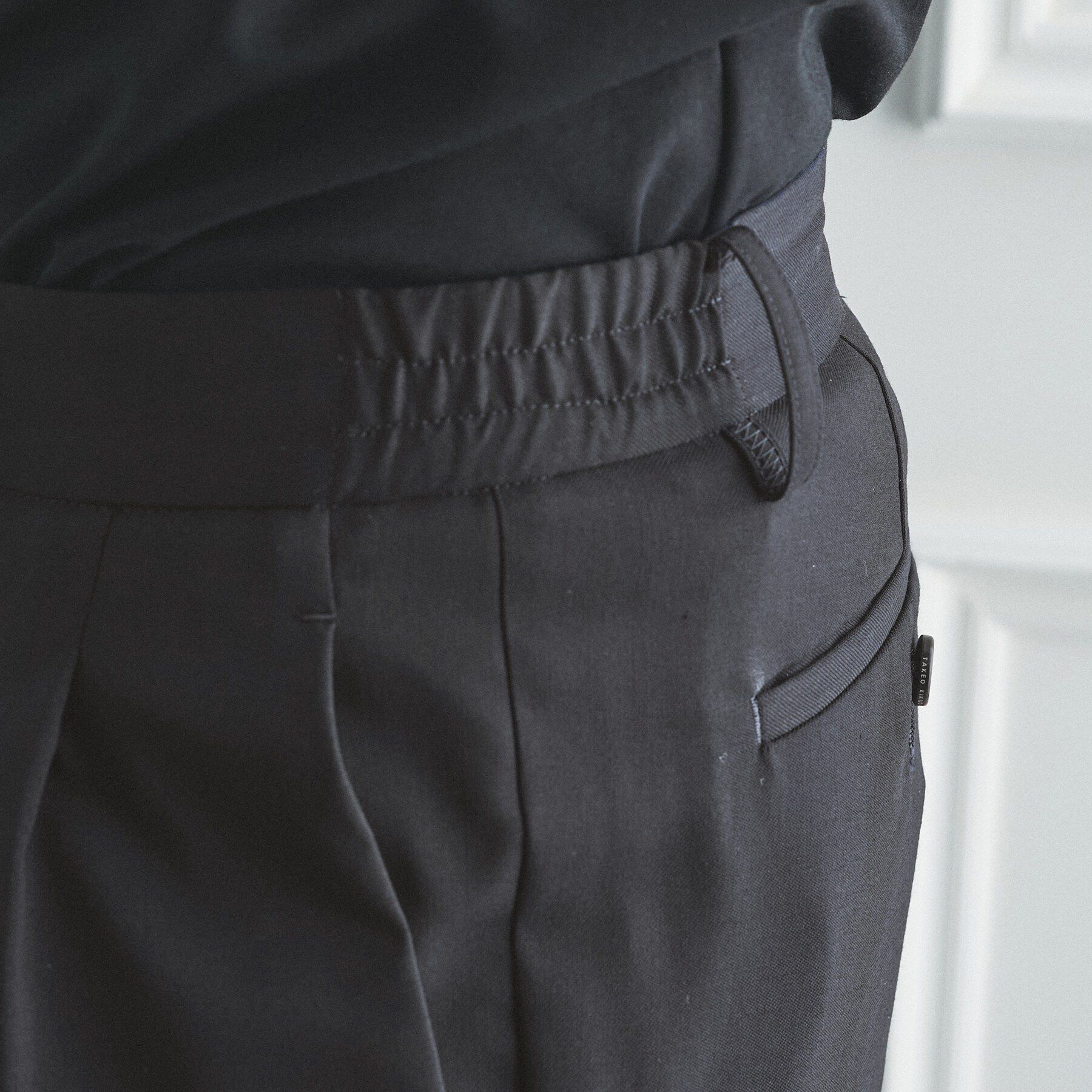 TAKEO KIKUCHI「【BOWLER HAT LABEL】TWギャバジン ワイドイージースラックス」|その他|