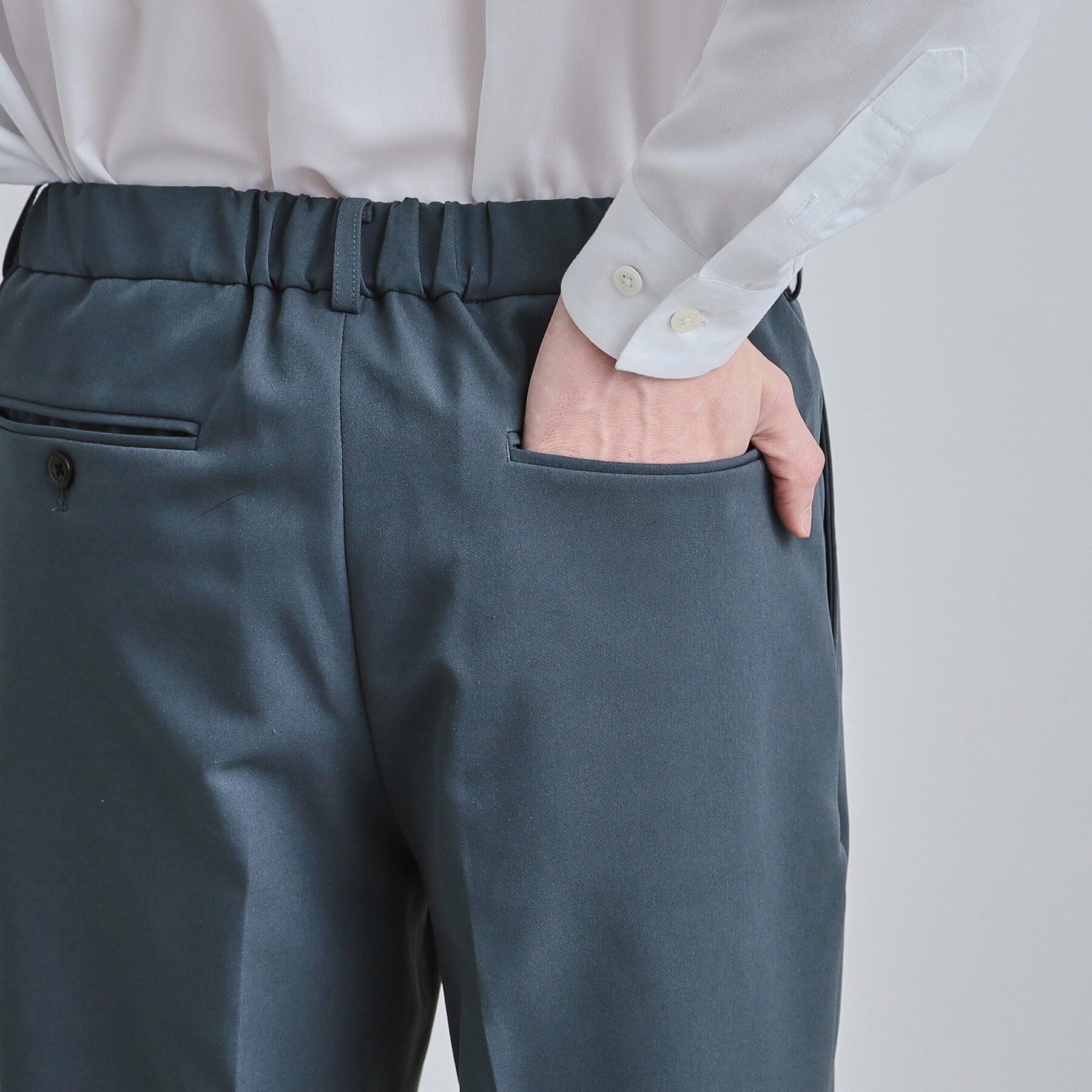 tk.TAKEO KIKUCHI「【セットアップ対応】360度ストレッチ ワイドテーパードパンツ」|その他|