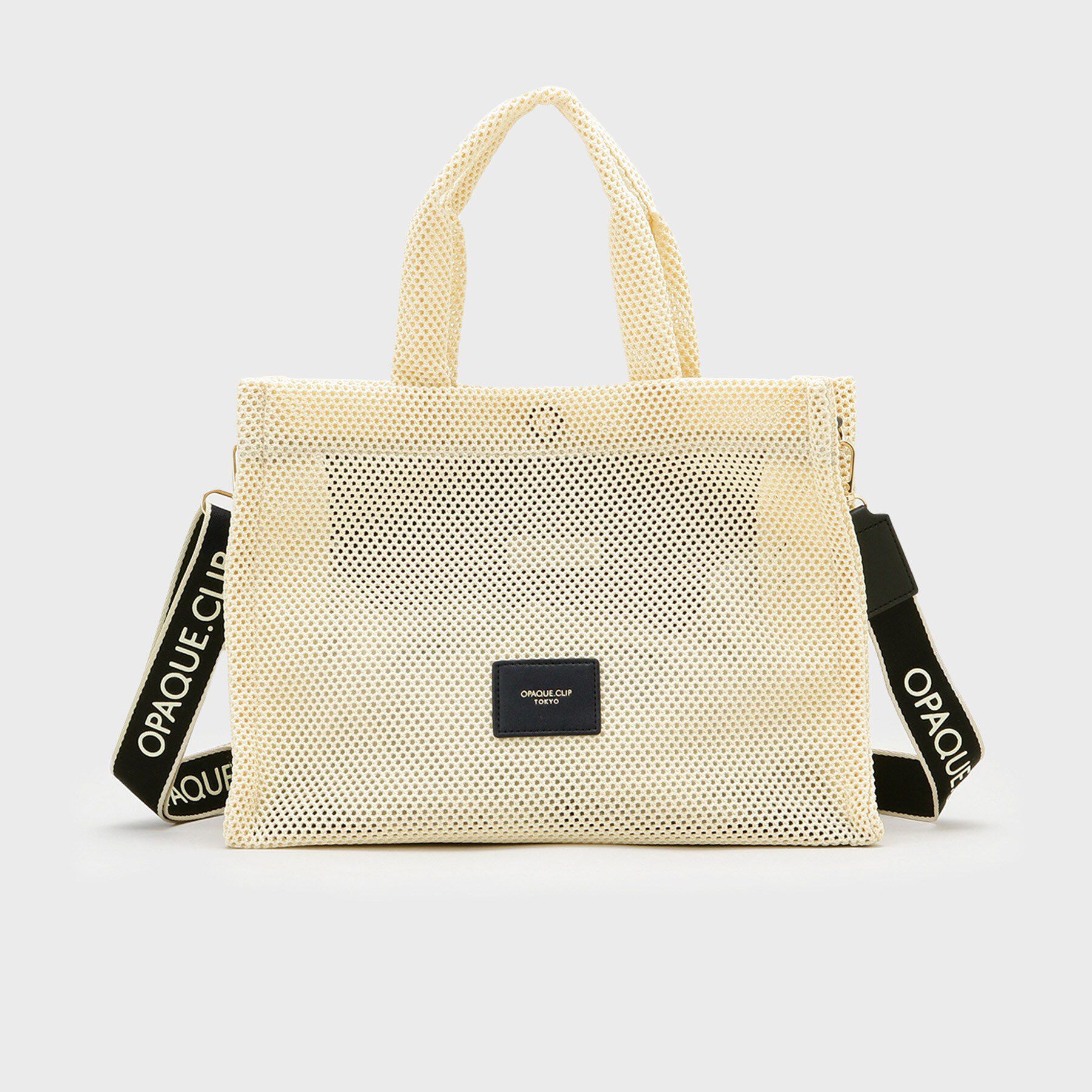 OPAQUE.CLIP「メッシュスクエアトートバッグ【2WAY／A4サイズ対応】」|トートバッグ|