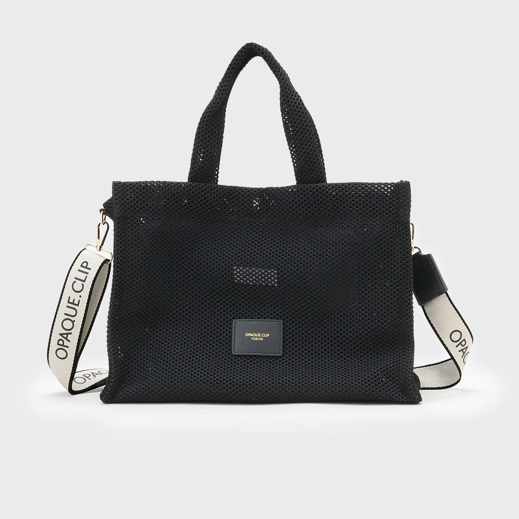 OPAQUE.CLIP「メッシュスクエアトートバッグ【2WAY／A4サイズ対応】」|トートバッグ|