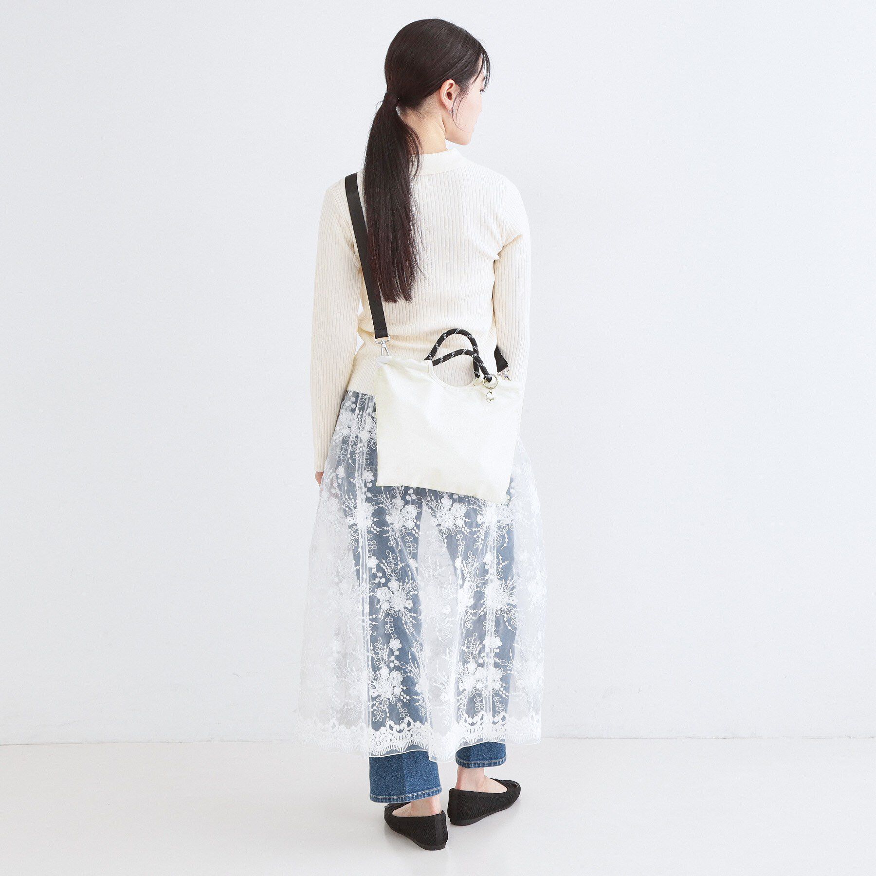 OPAQUE.CLIP「2WAYミニロープハンドルバッグ」|ハンドバッグ|