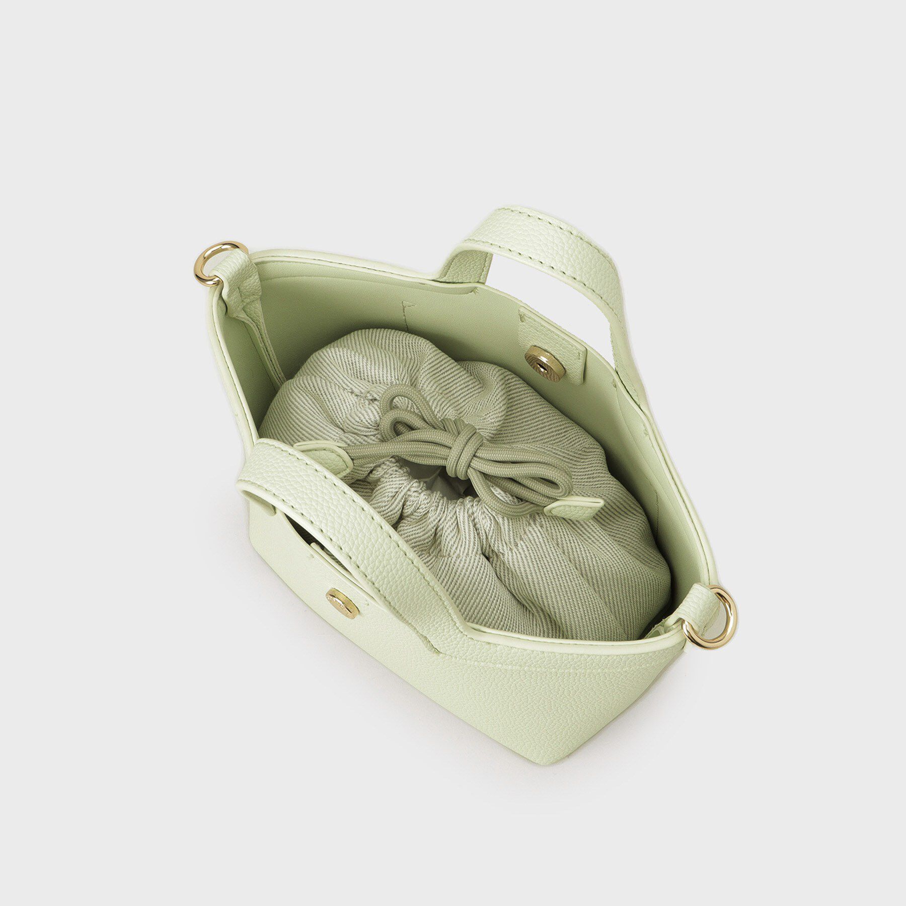 OPAQUE.CLIP「2WAY巾着付ミニトート」|ショルダー・メッセンジャー|