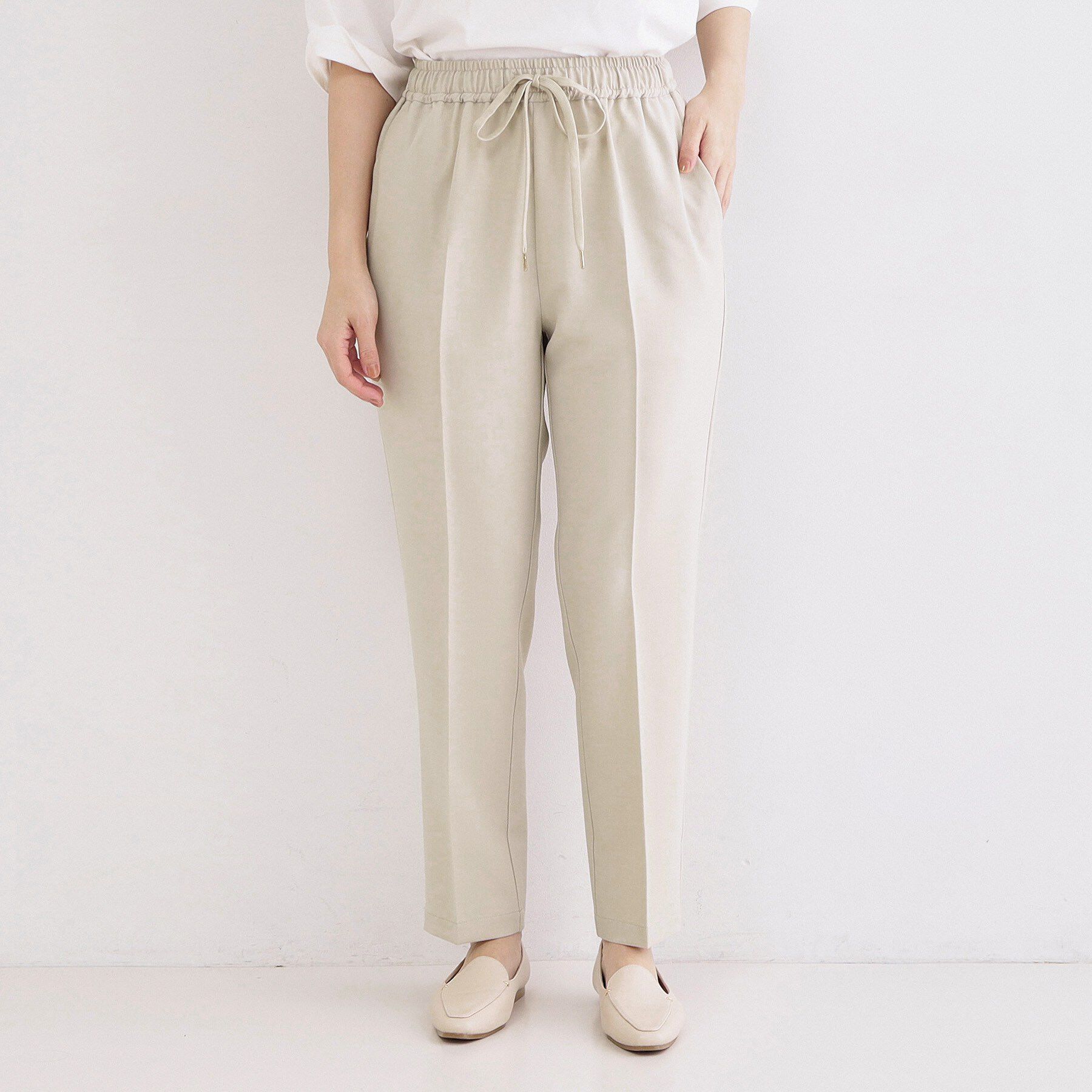 OPAQUE.CLIP「美脚ストレッチイージーテーパードパンツ【洗濯機OK】」|その他|