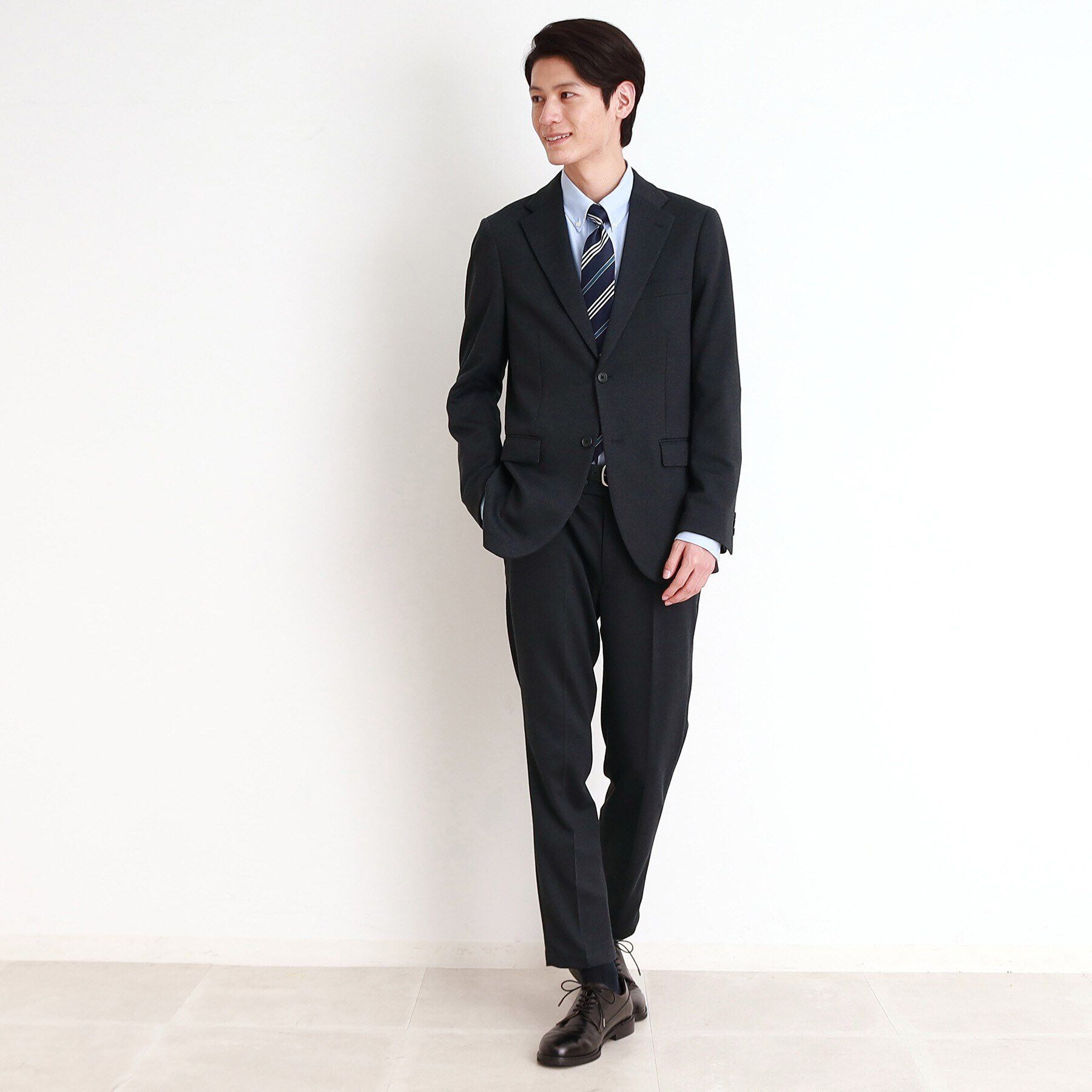 THE SHOP TK「TRポンチカルゼジャケット セットアップ可／ストレッチ」|テーラードジャケット|