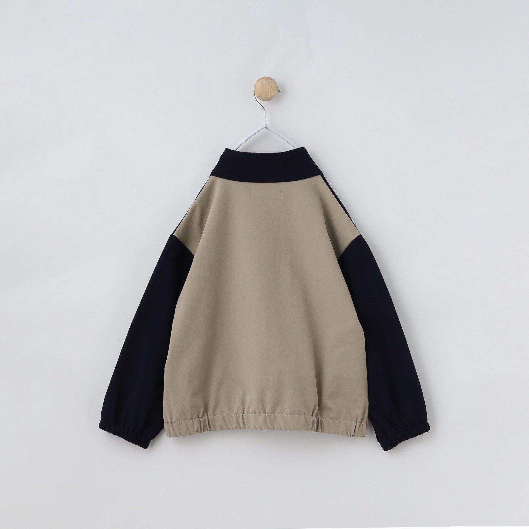 THE SHOP TK「【120-150】配色スタンドブルゾン/洗濯機OK」|ブルゾン・スタジャン|