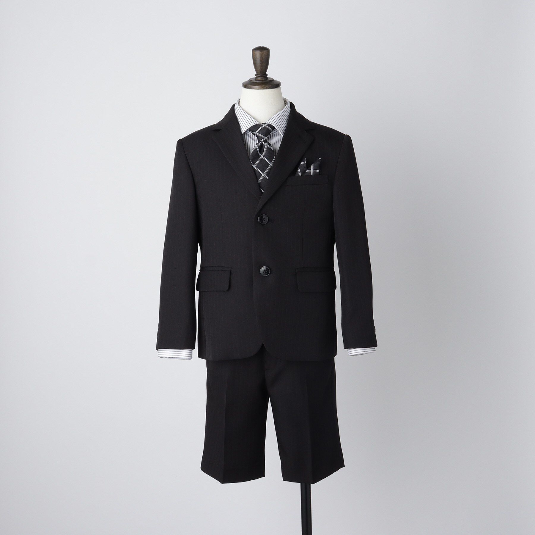 THE SHOP TK「【110-130/4点セット】ブラックセットアップ/入園・卒園・入学」|スーツ|