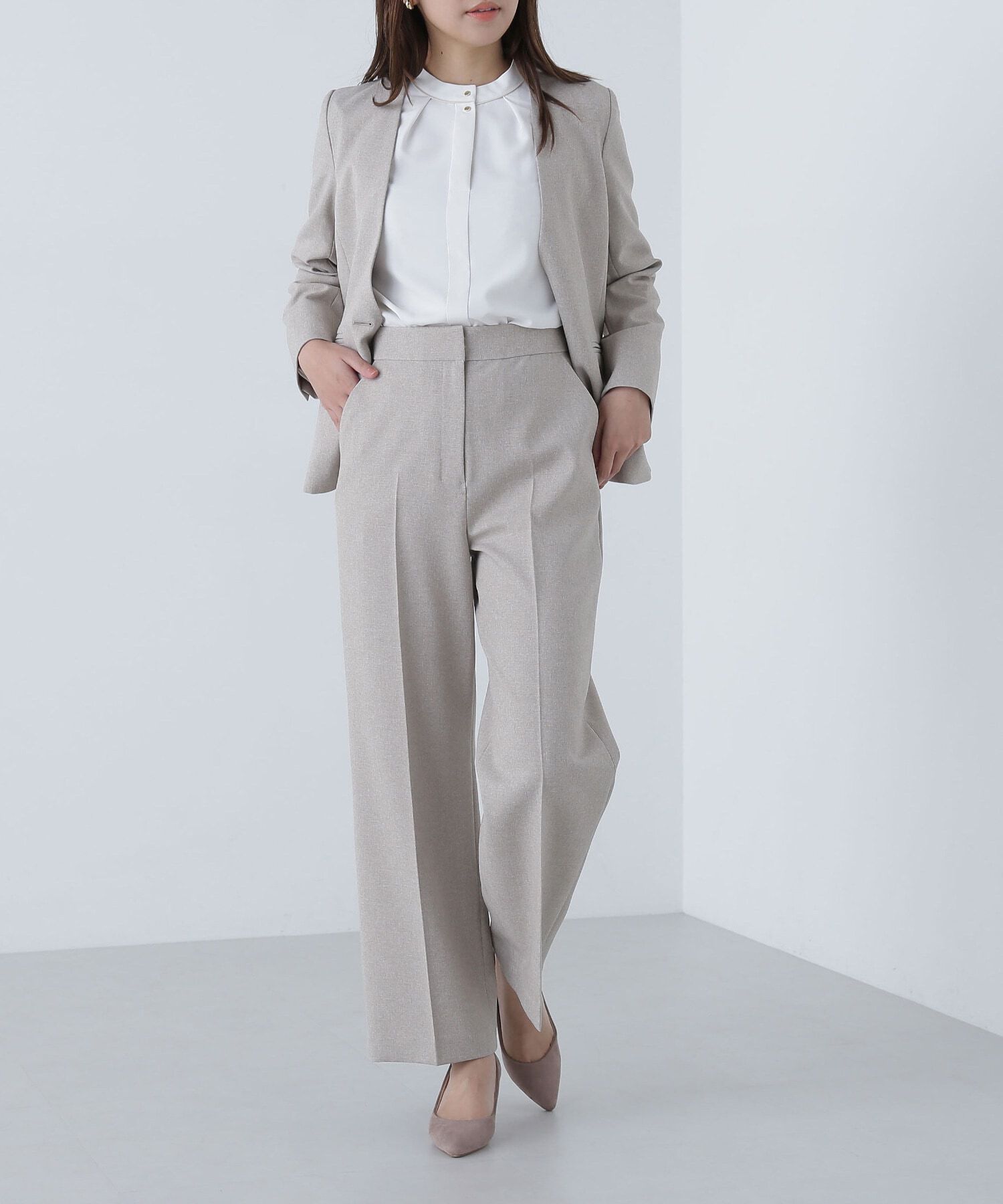  「ドライシャークスキン SET UP ストレートパンツ」|その他|