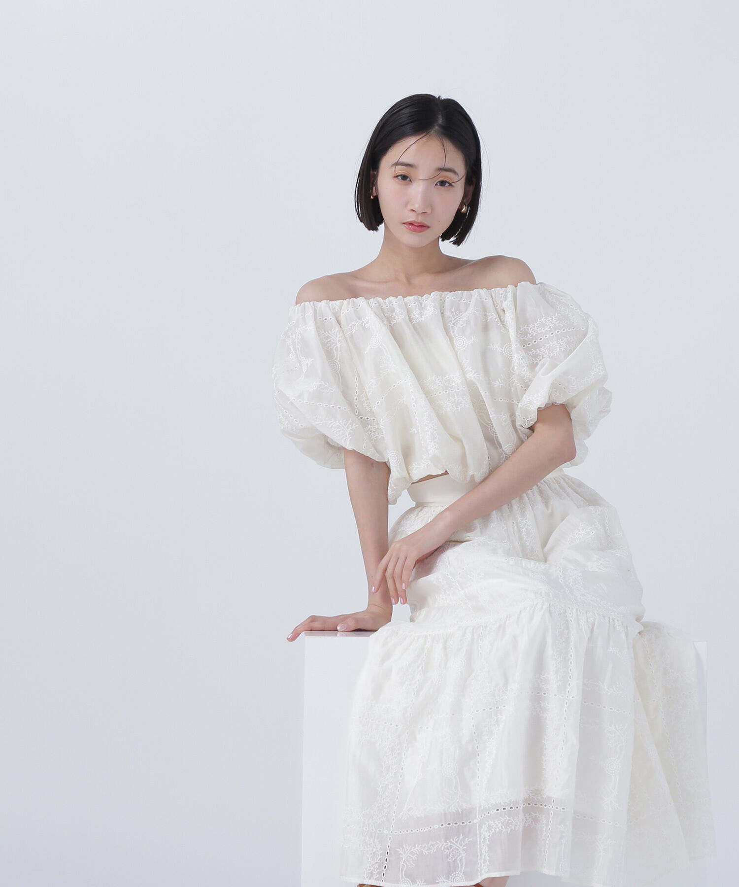  「シアーレーススカート」|スカート|