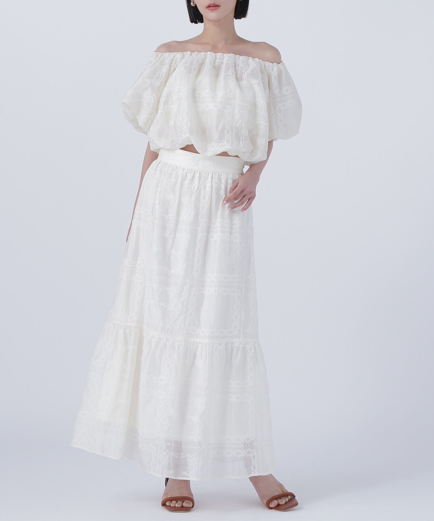  「シアーレーススカート」|スカート|