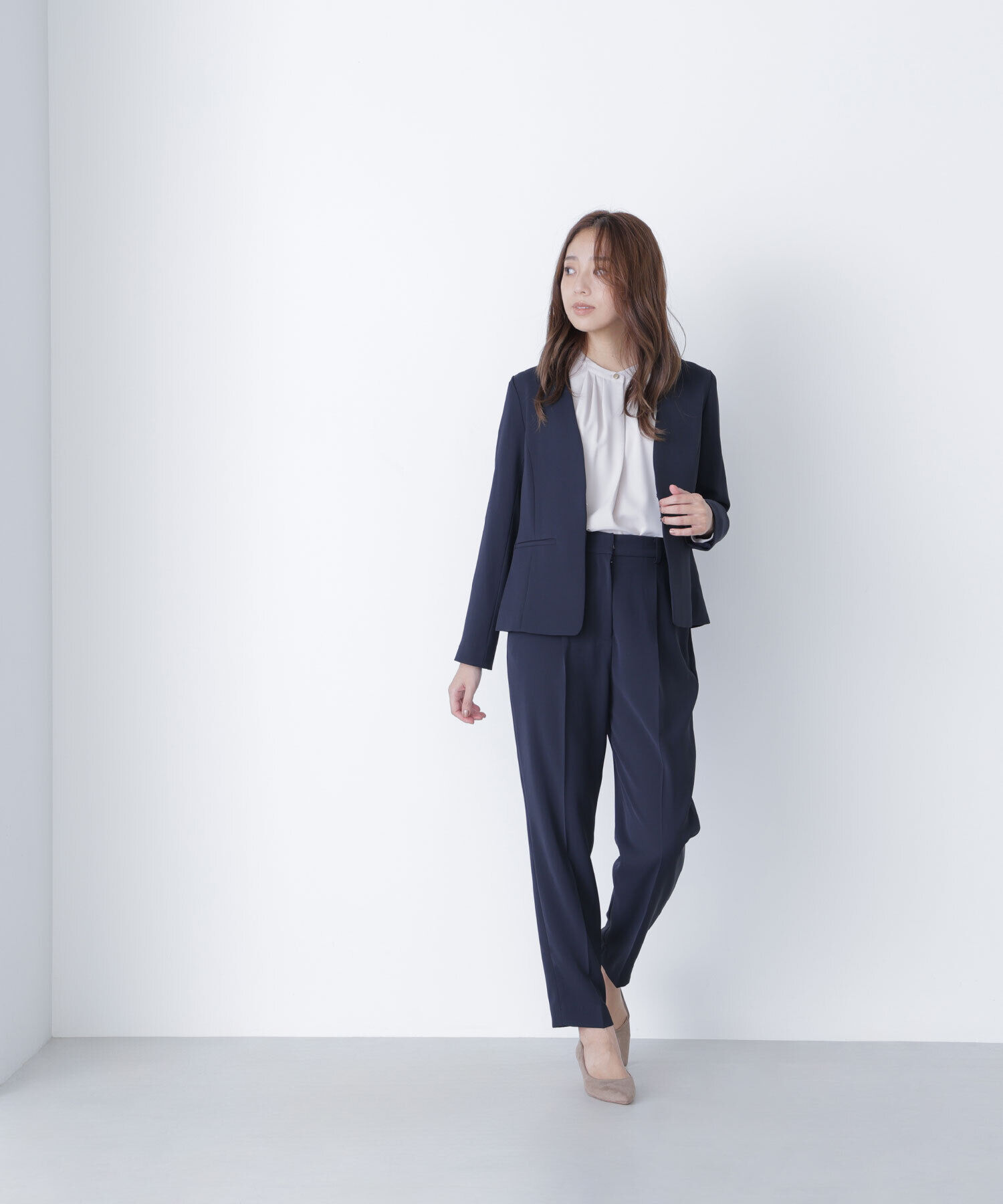  「ストレッチツイルセットアップシリーズ　ノーカラージャケット」|その他|