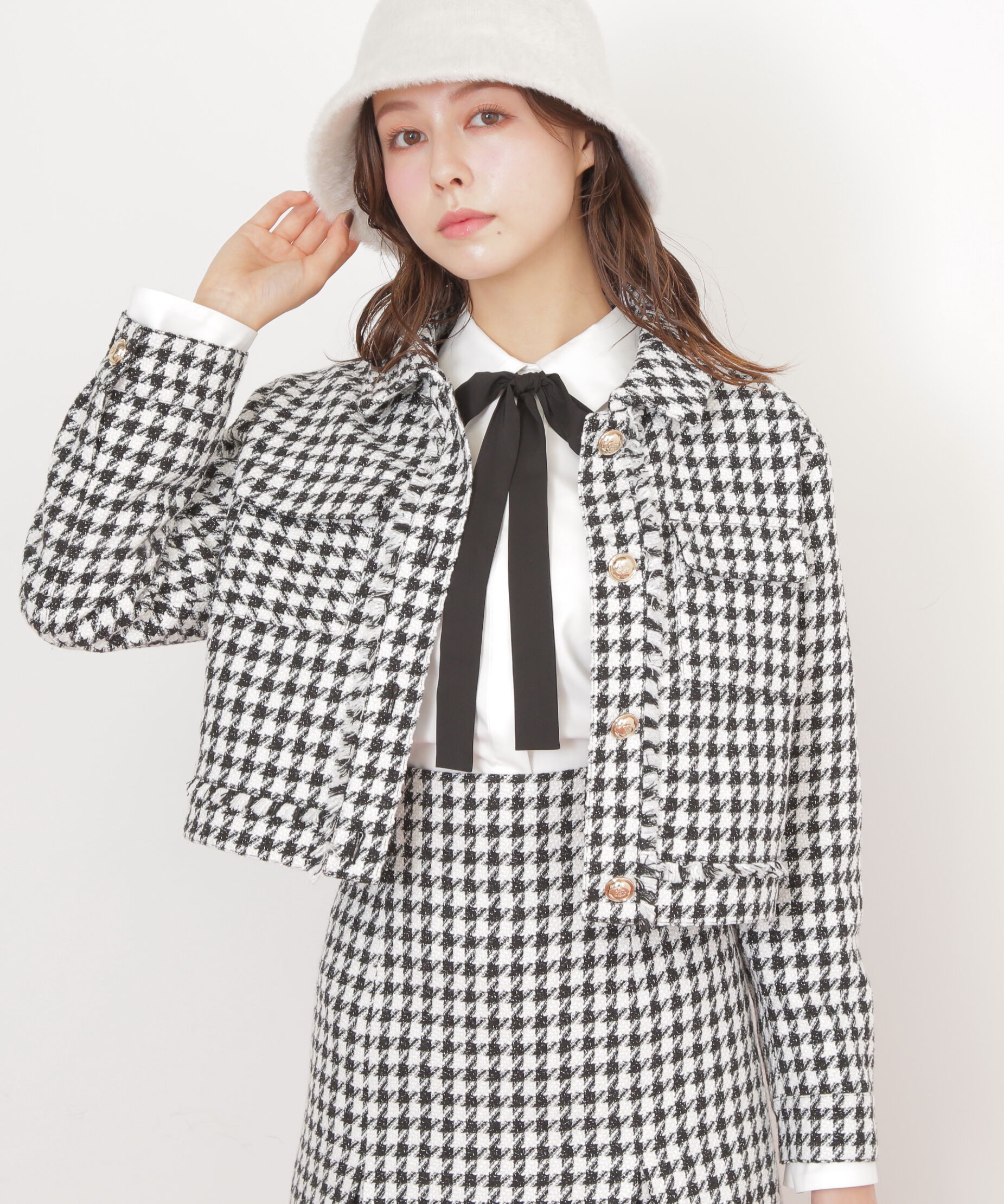  「千鳥ツイードジャケット」|その他|