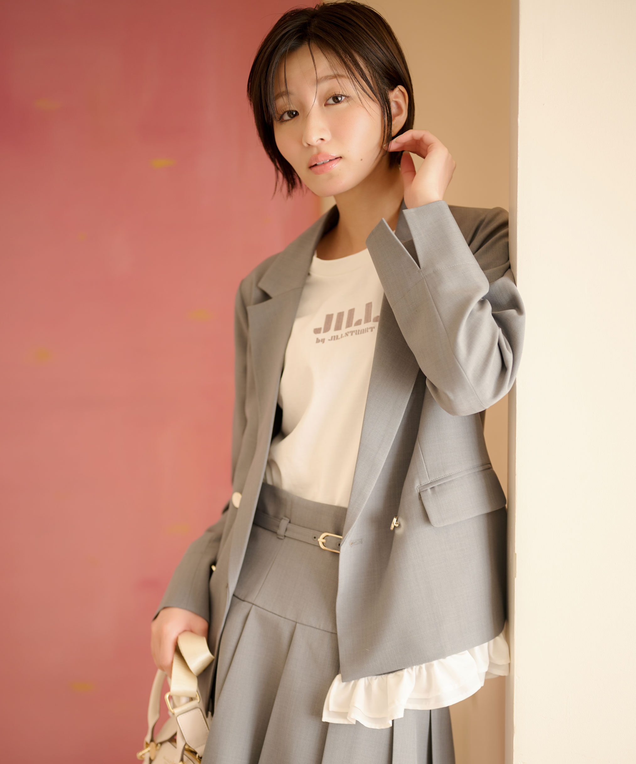  「セットアップ対応ドライタッチフリルヘムジャケット」|その他|