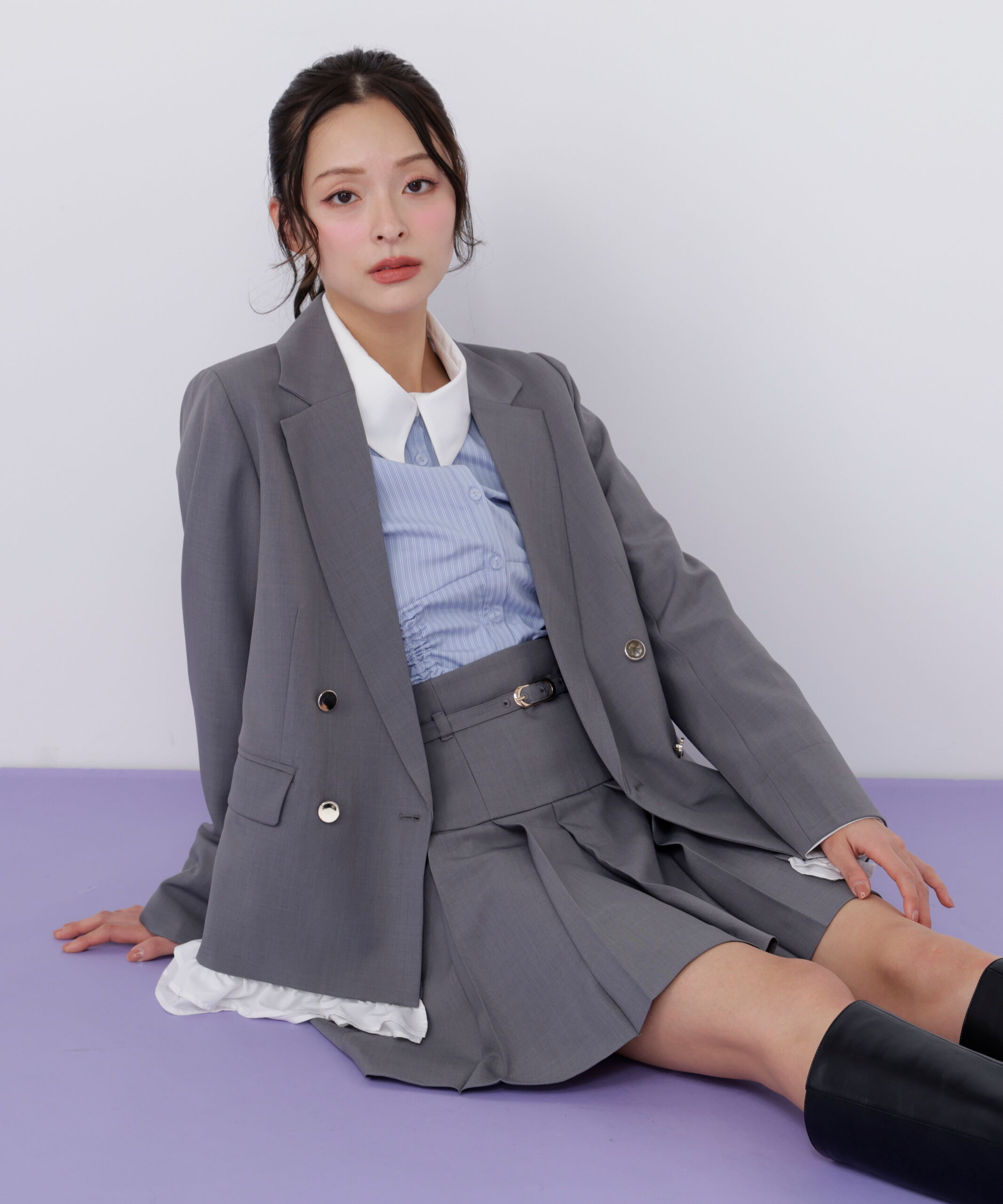  「セットアップ対応ドライタッチフリルヘムジャケット」|その他|