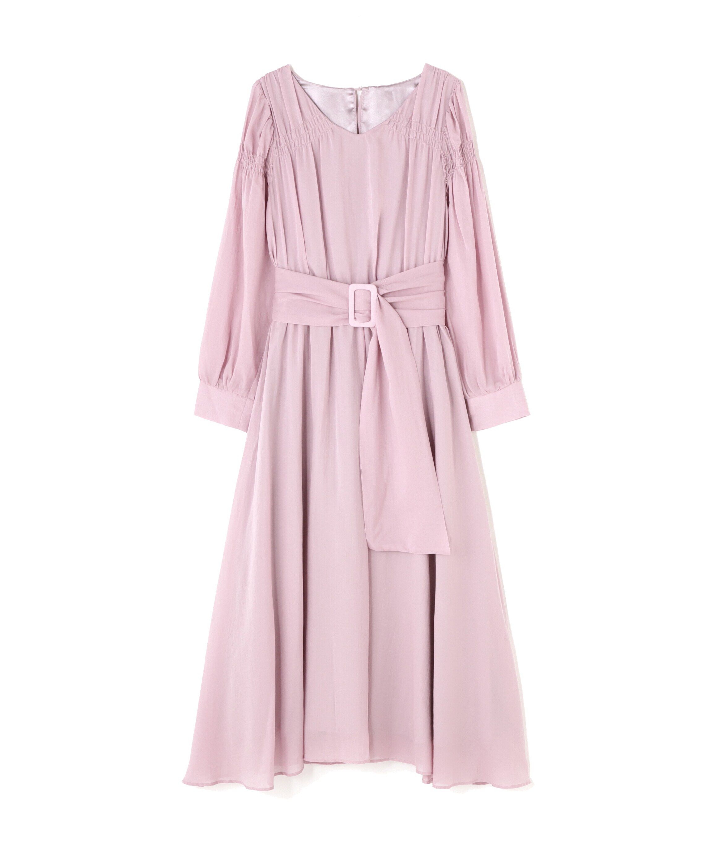 PROPORTION BODY DRESSING「肩シャーリングシアーワンピース24AW」|ワンピース|