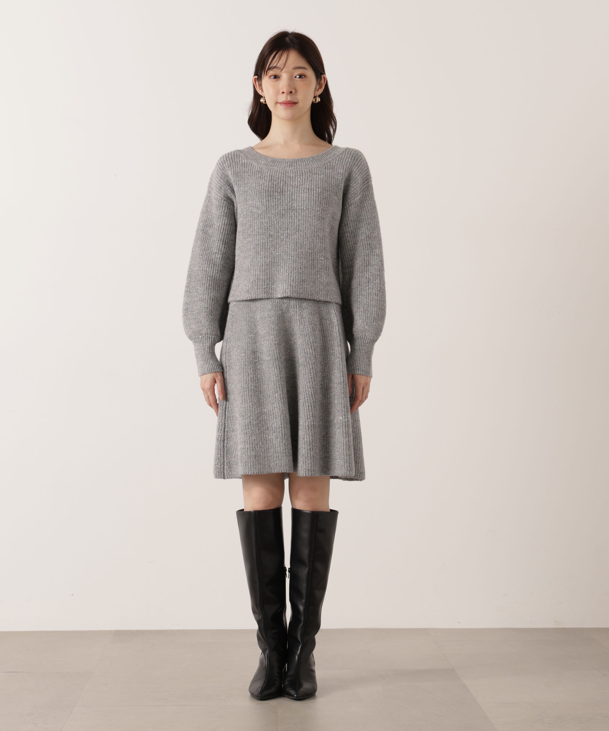 PROPORTION BODY DRESSING「片畦ミニSETUP  25AW」|ワンピース|