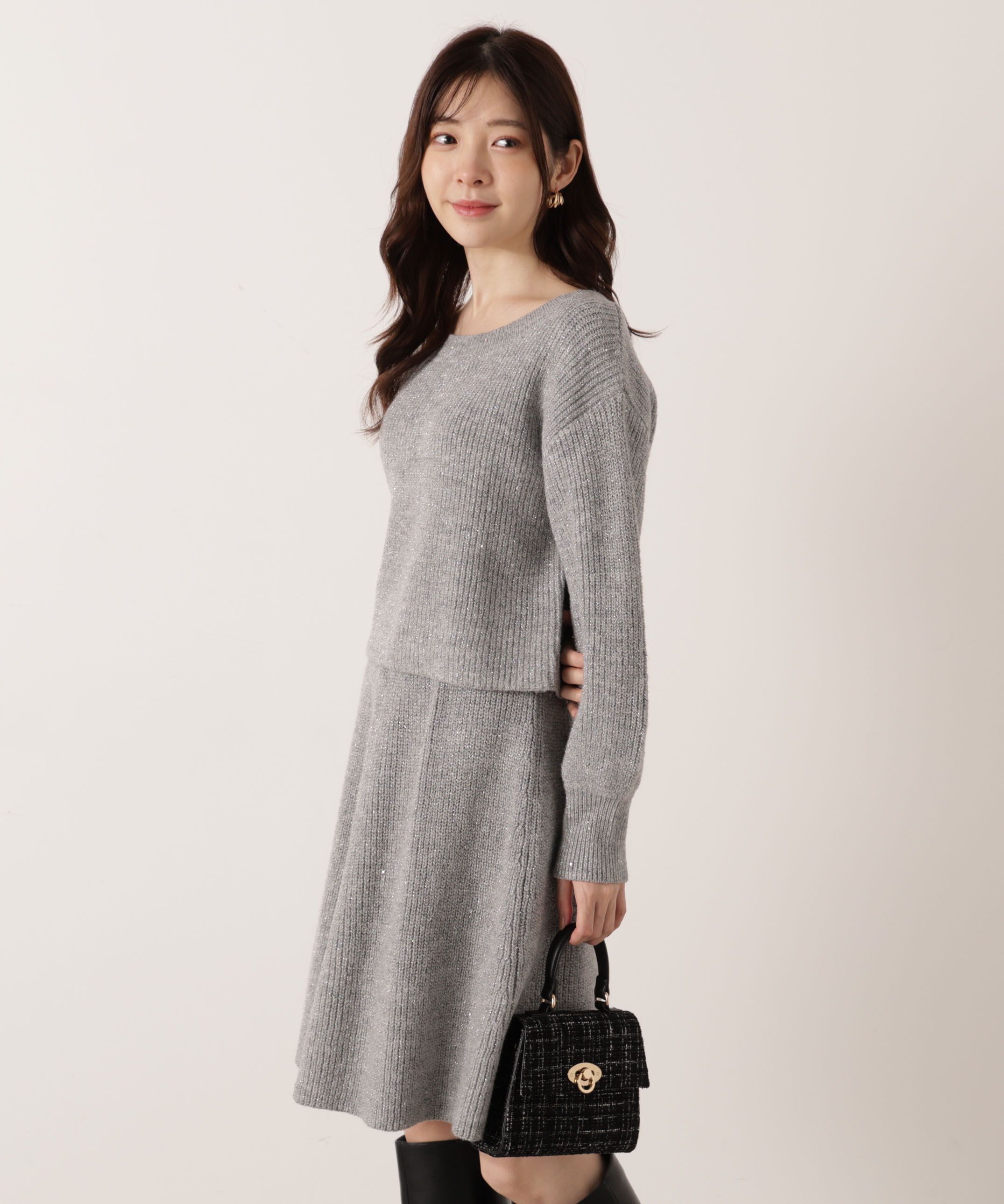 PROPORTION BODY DRESSING「片畦ミニSETUP  25AW」|ワンピース|