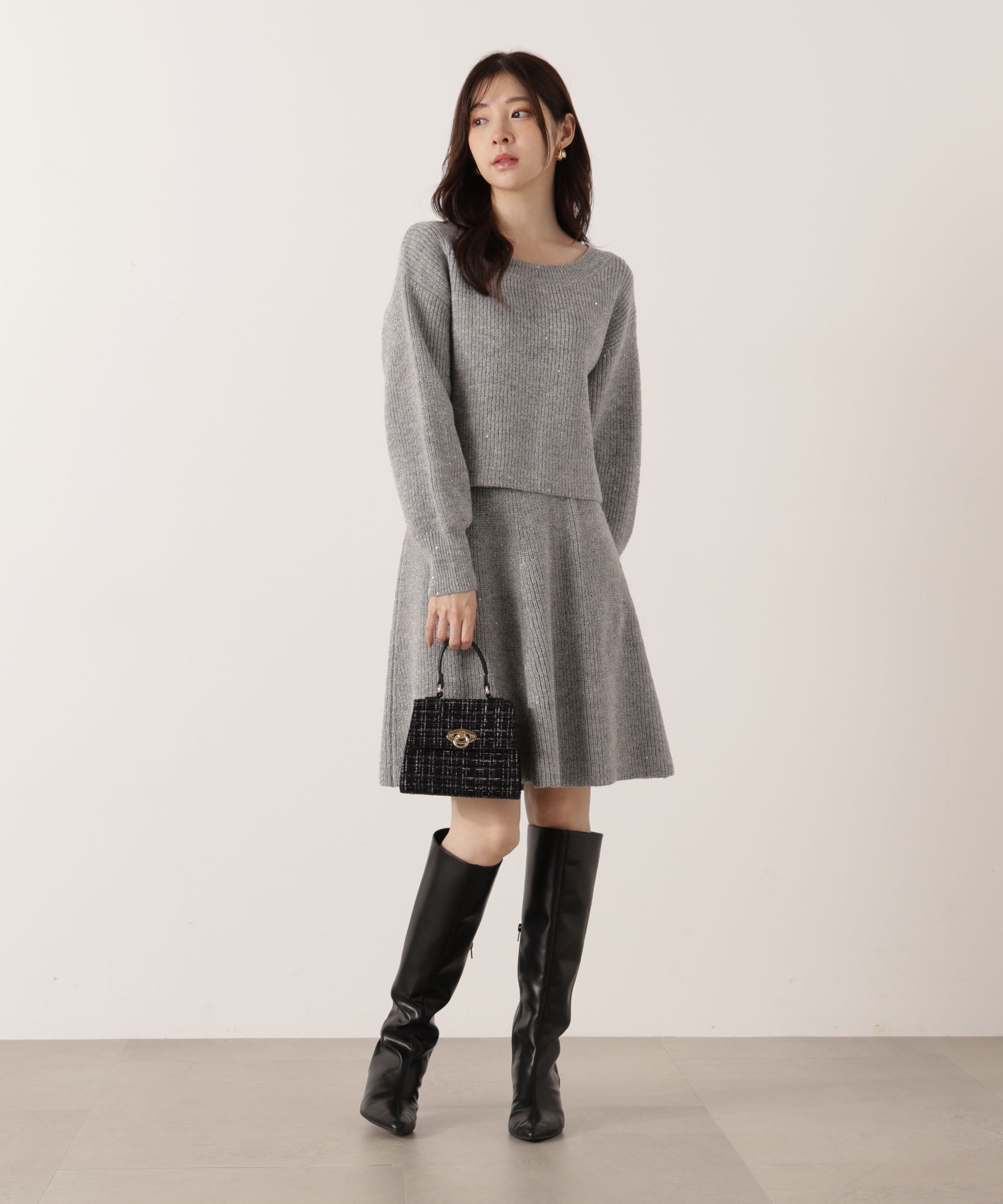 PROPORTION BODY DRESSING「片畦ミニSETUP  25AW」|ワンピース|