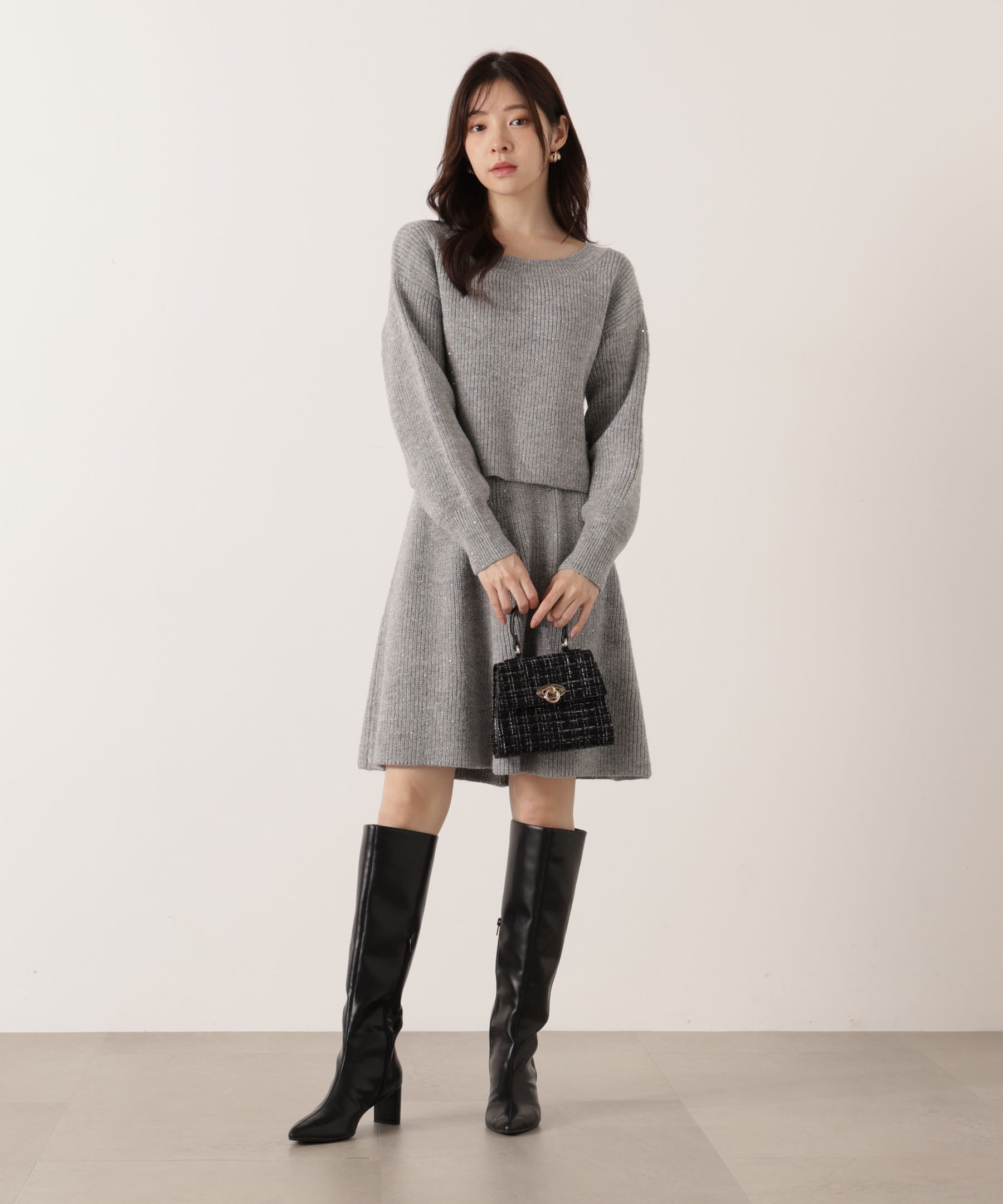 PROPORTION BODY DRESSING「片畦ミニSETUP  25AW」|ワンピース|