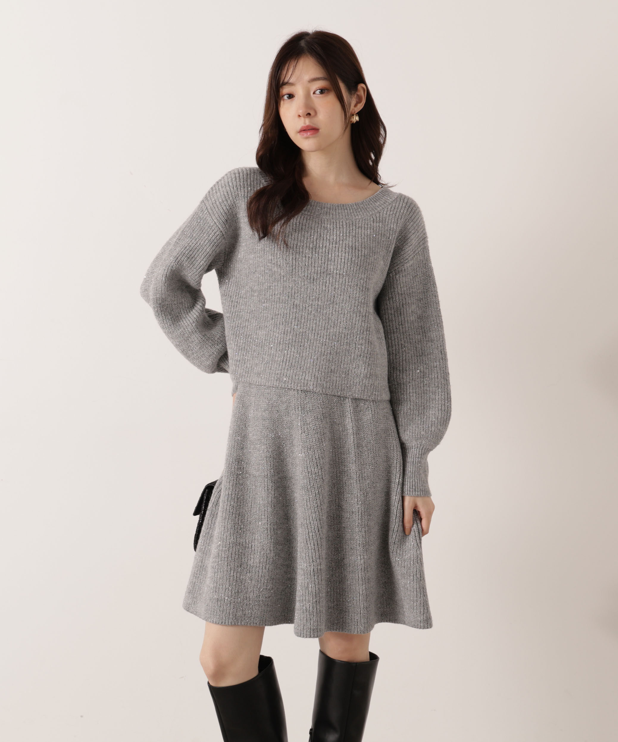 PROPORTION BODY DRESSING「片畦ミニSETUP  25AW」|ワンピース|