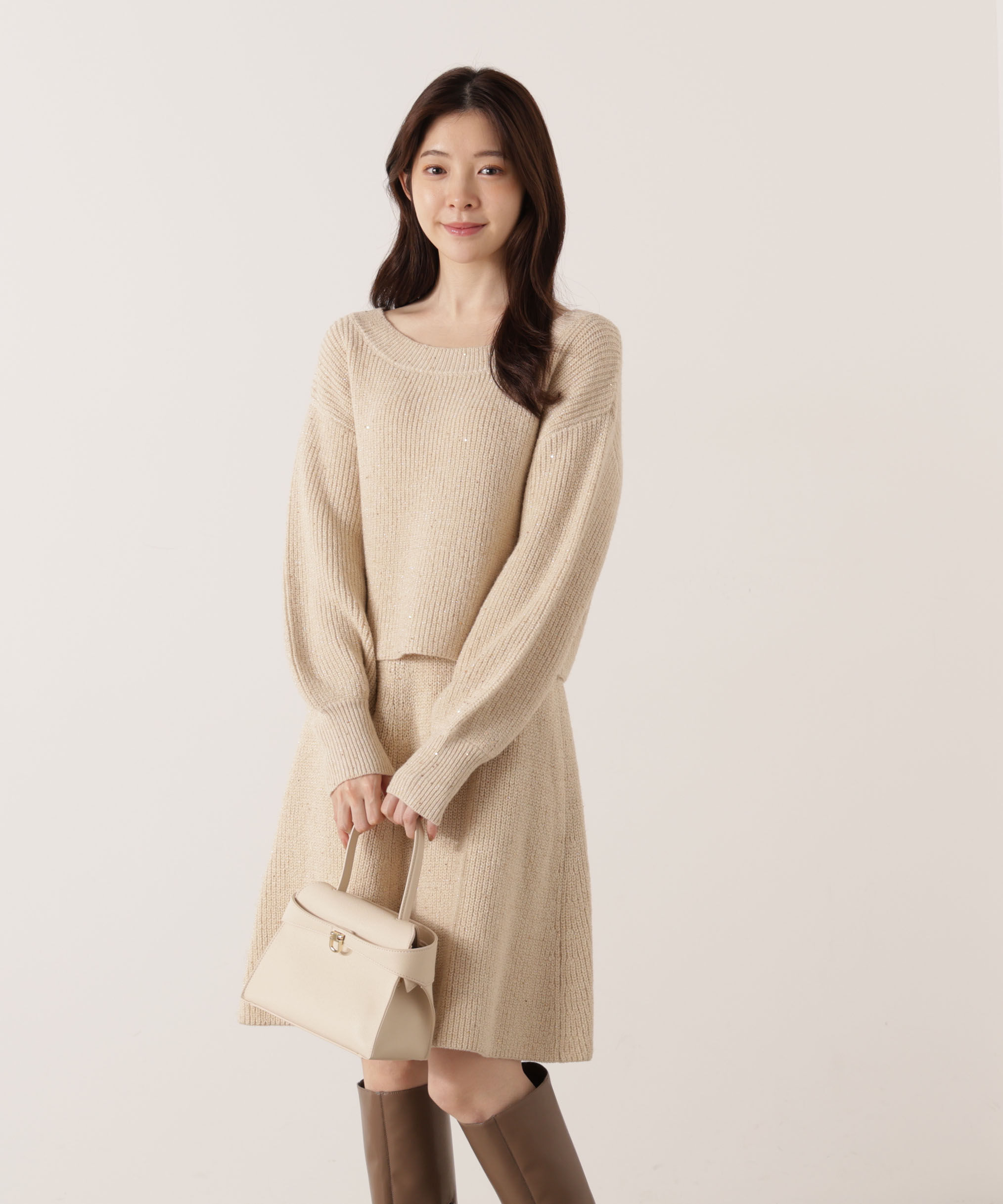 PROPORTION BODY DRESSING「片畦ミニSETUP  25AW」|ワンピース|