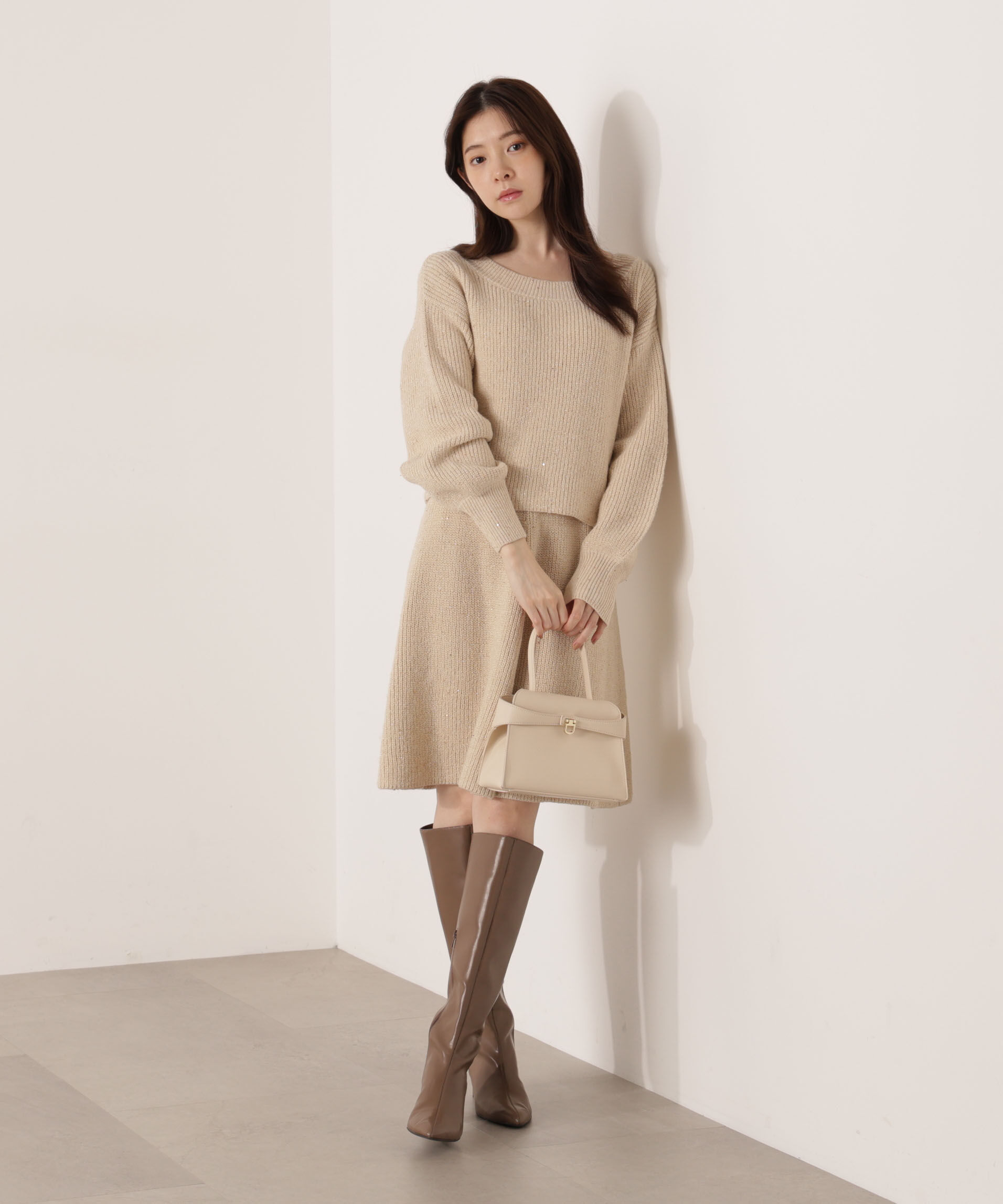 PROPORTION BODY DRESSING「片畦ミニSETUP  25AW」|ワンピース|