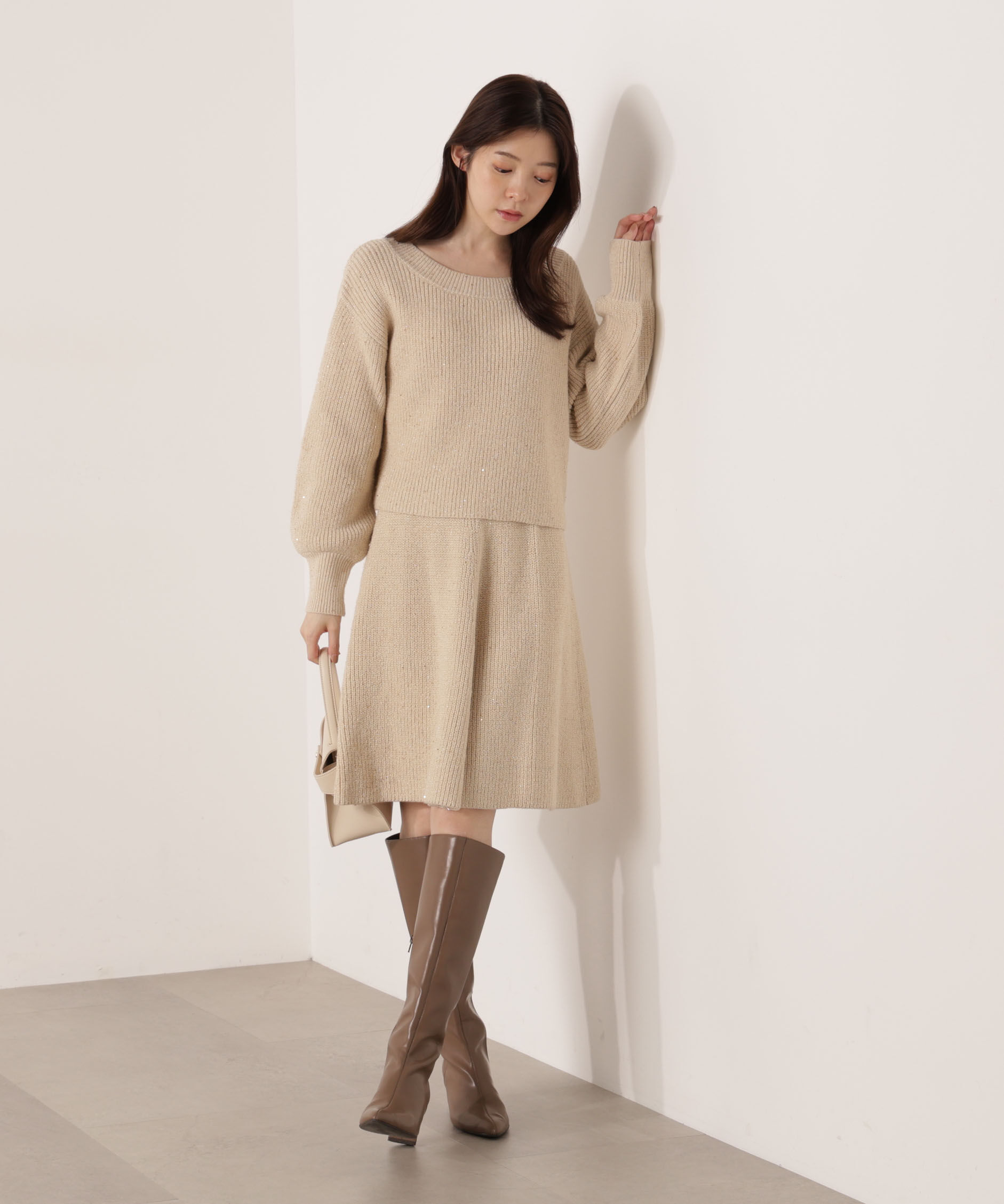 PROPORTION BODY DRESSING「片畦ミニSETUP  25AW」|ワンピース|