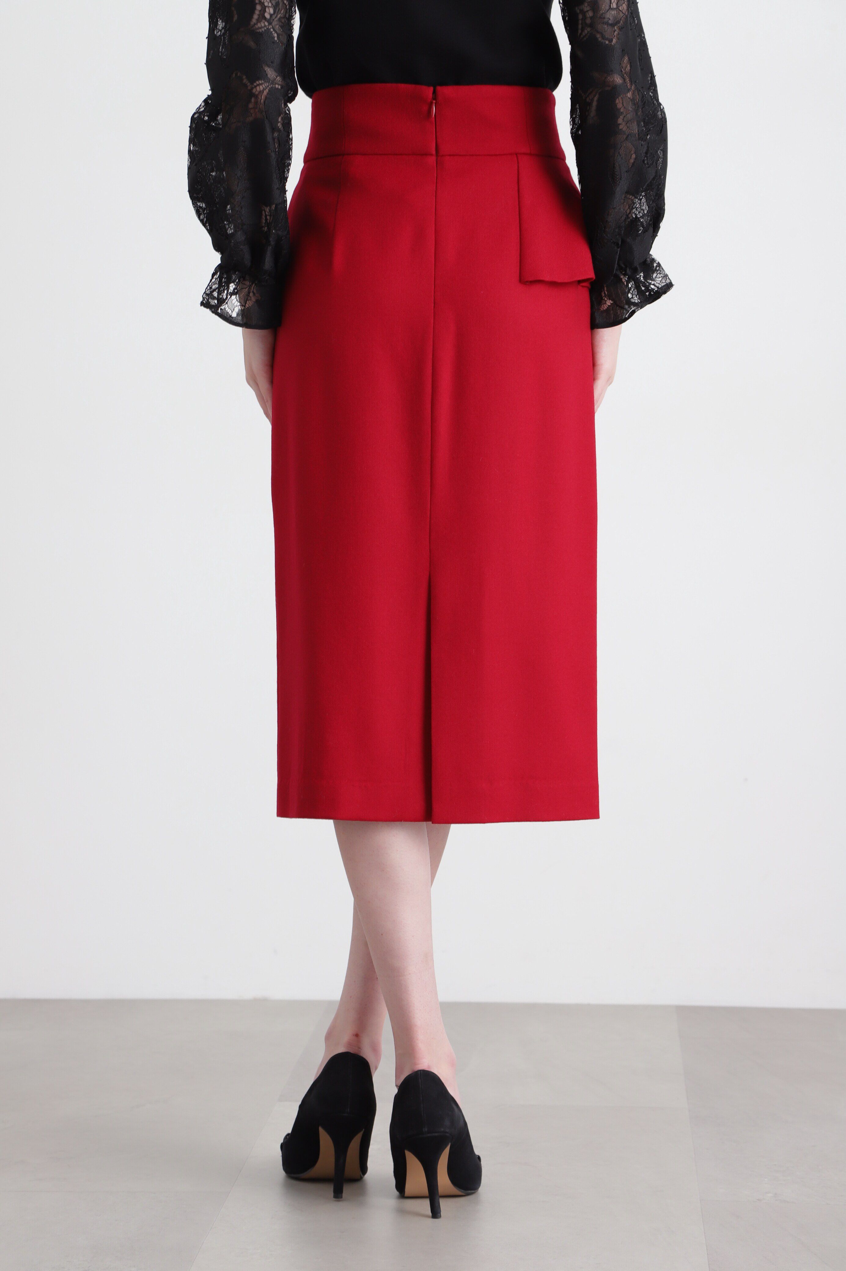  「◆ペプラムフラノスカート」|スカート|