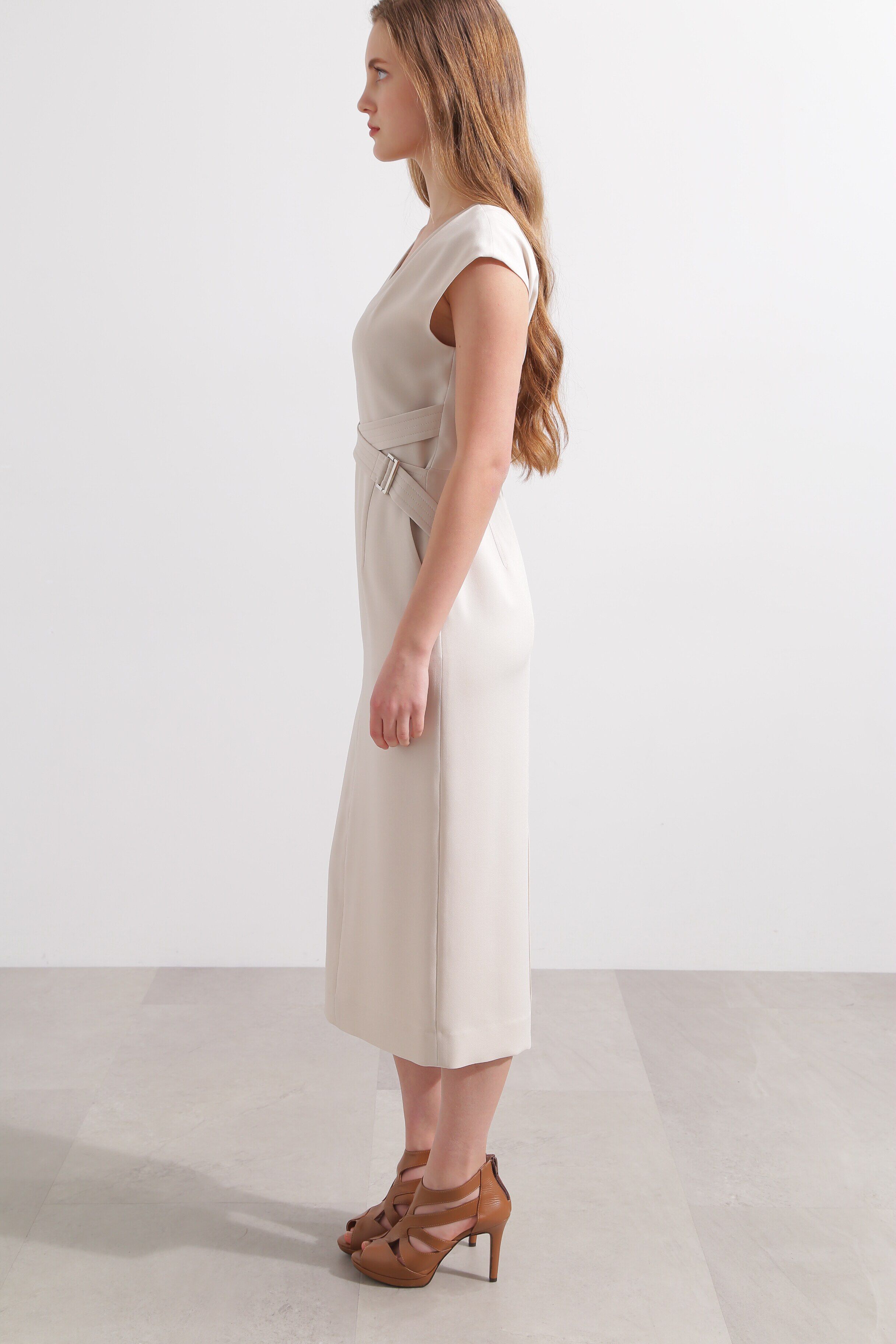  「◆ウエストクロスオックスワンピース」|ワンピース|