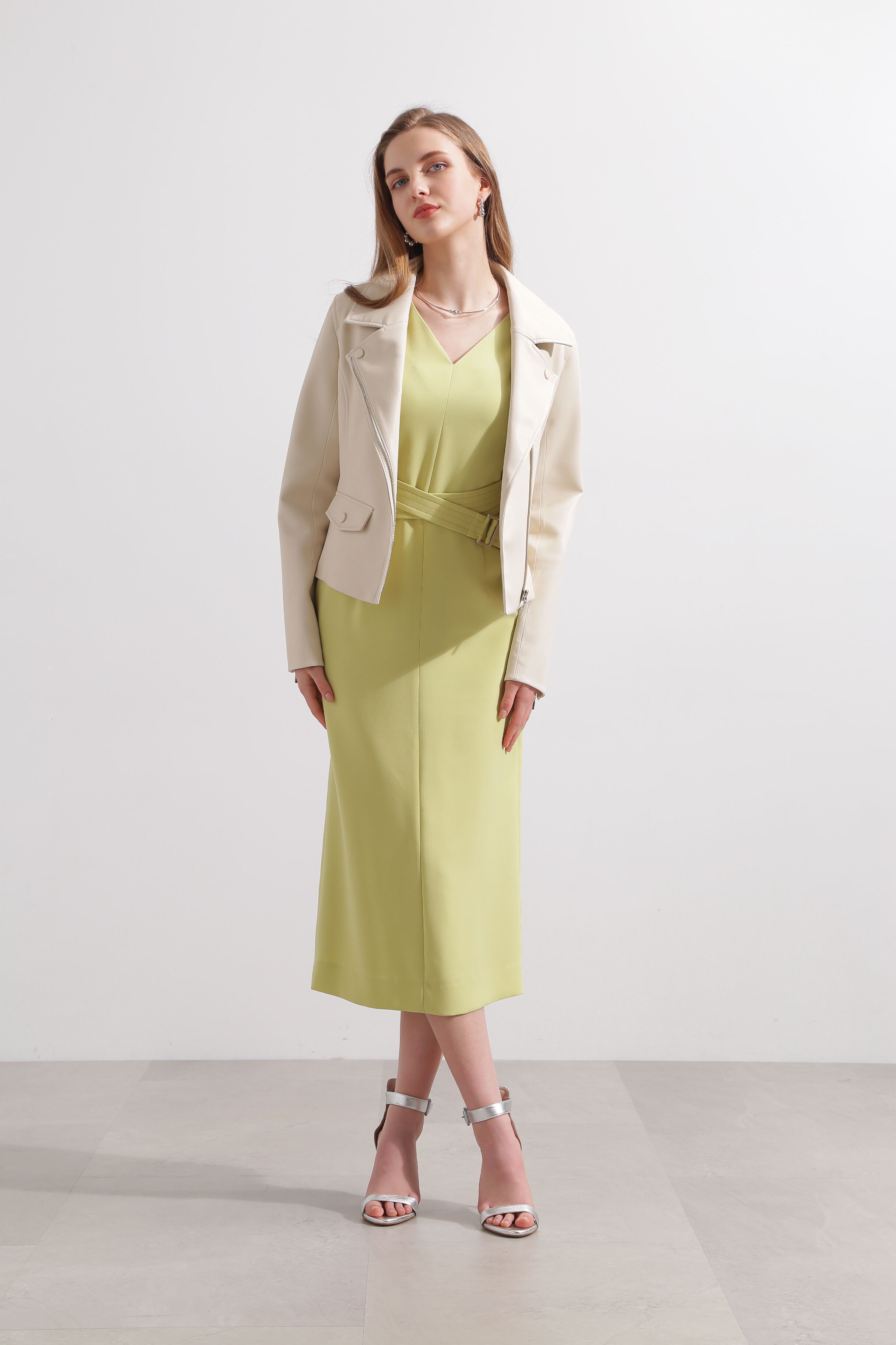  「◆ウエストクロスオックスワンピース」|ワンピース|