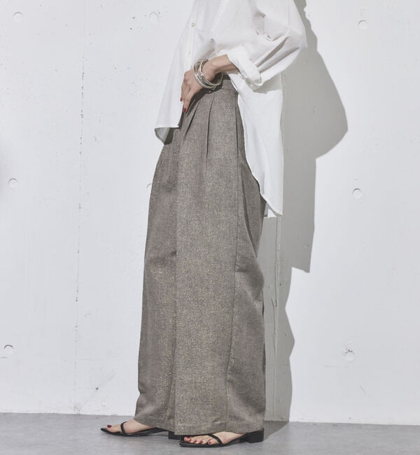 Doux archives「ラメリネンパンツ」|チノ|