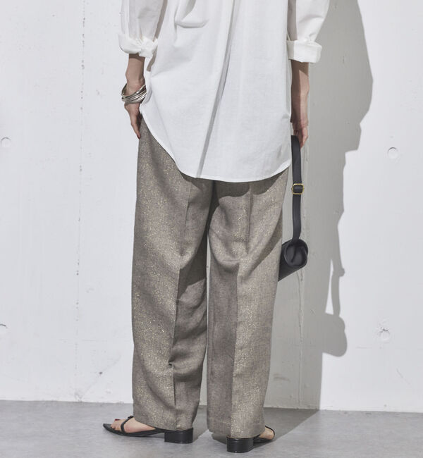 Doux archives「ラメリネンパンツ」|チノ|