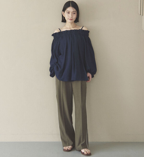 Doux archives「Ｗウエストサイドラインパンツ」|チノ|