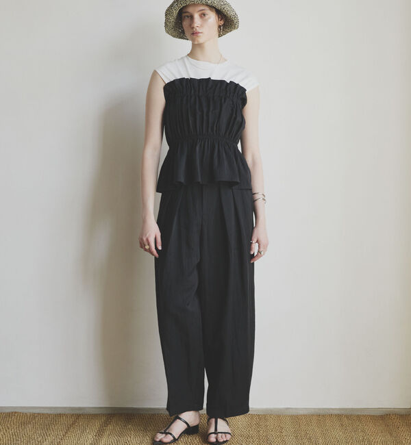 Doux archives「カットドッキングギャザートップス」|Tシャツ・カットソー|