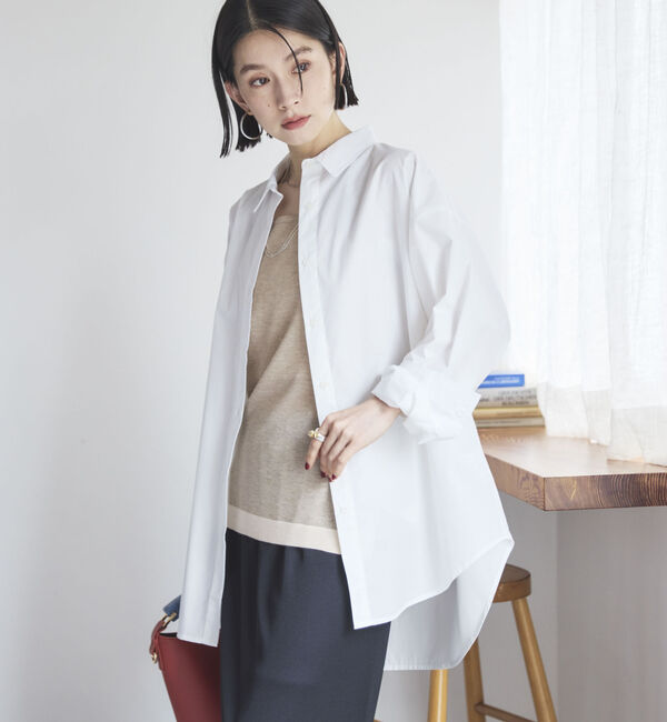 Doux archives「ベーシックオーバーシャツ／」|シャツ・ブラウス|OFF WHITE